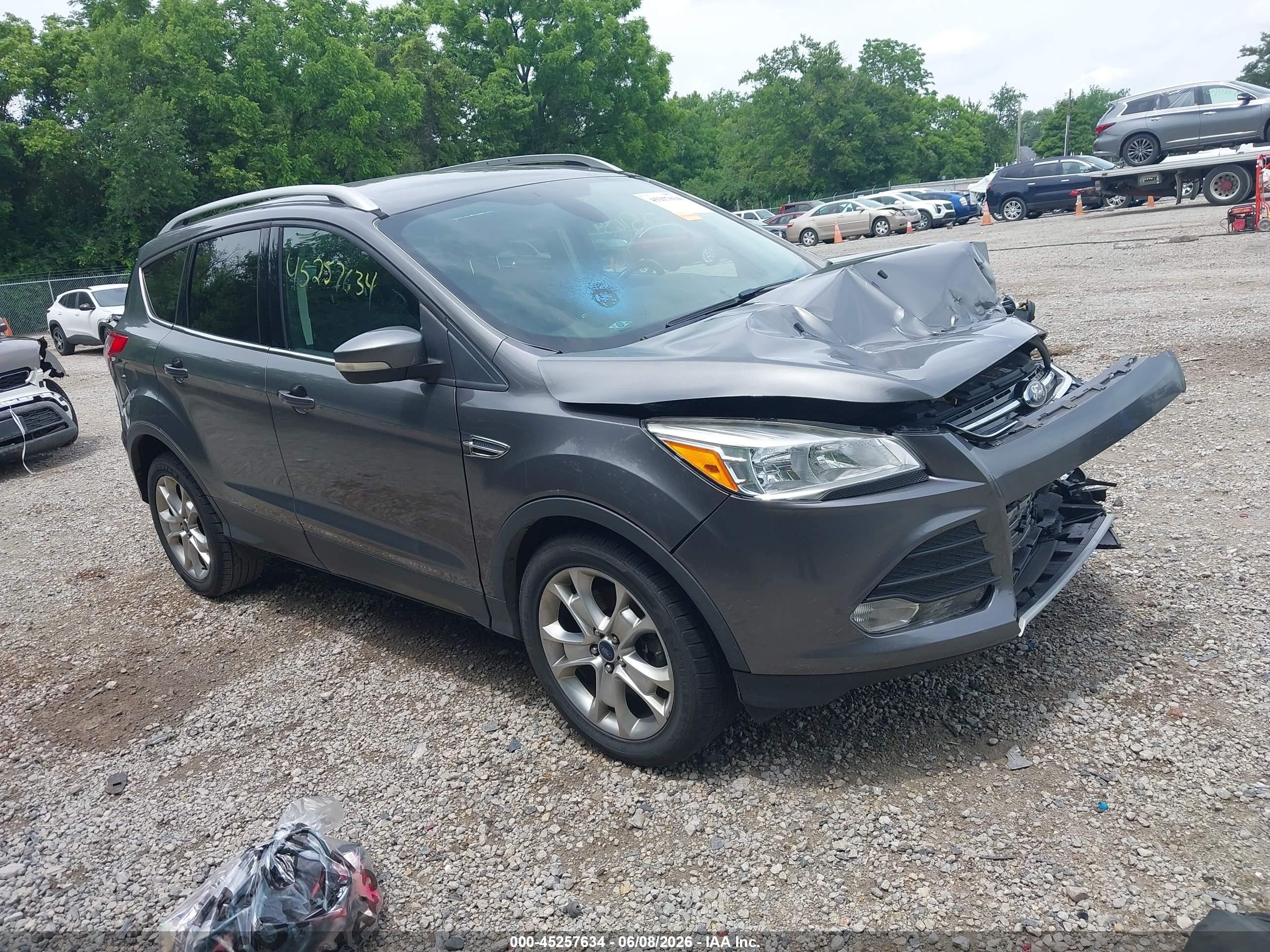 2014 Ford Escape Titanium Black vin: 1FMCU9J9XEUD07528