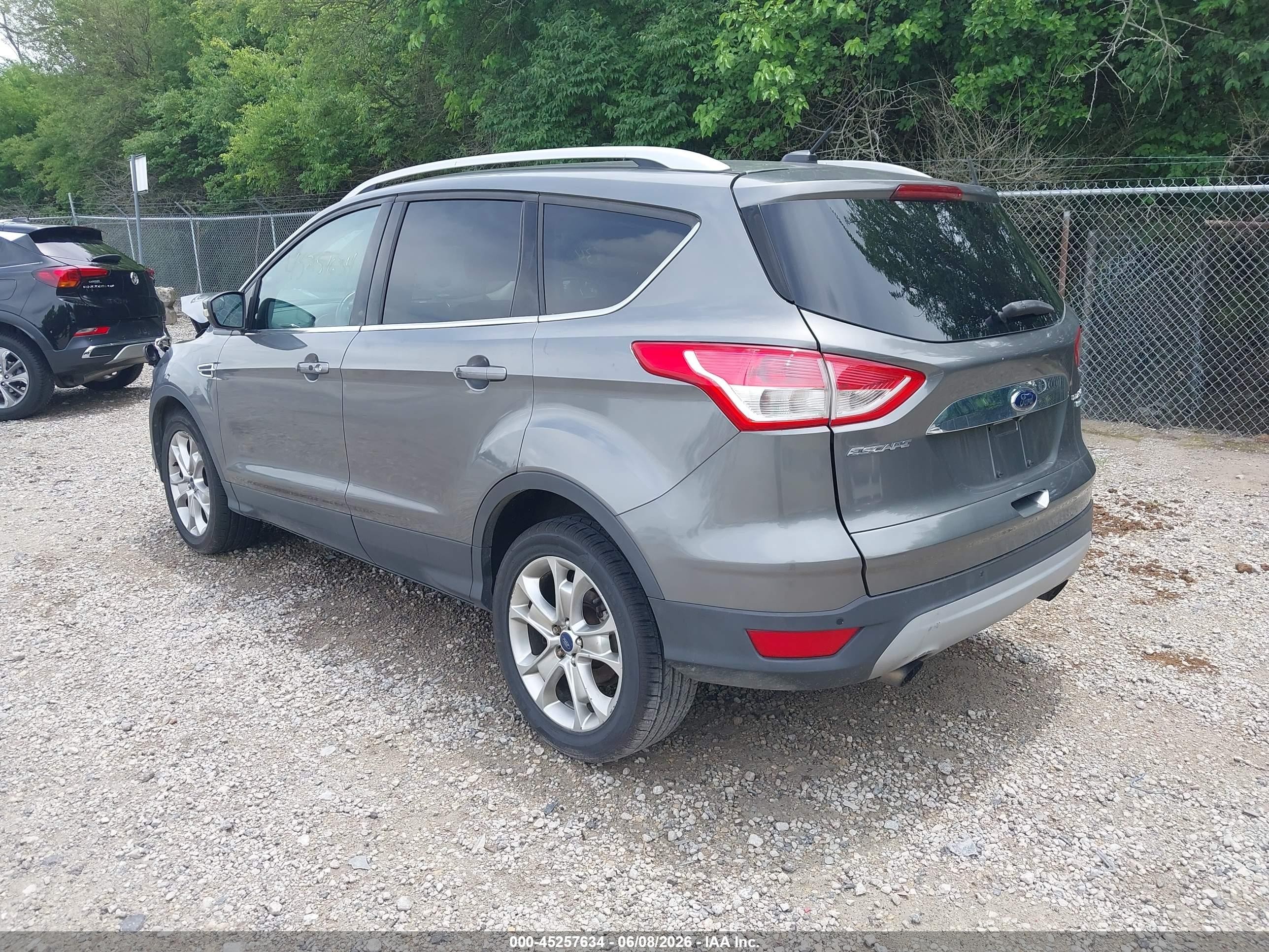 2014 Ford Escape Titanium Black vin: 1FMCU9J9XEUD07528