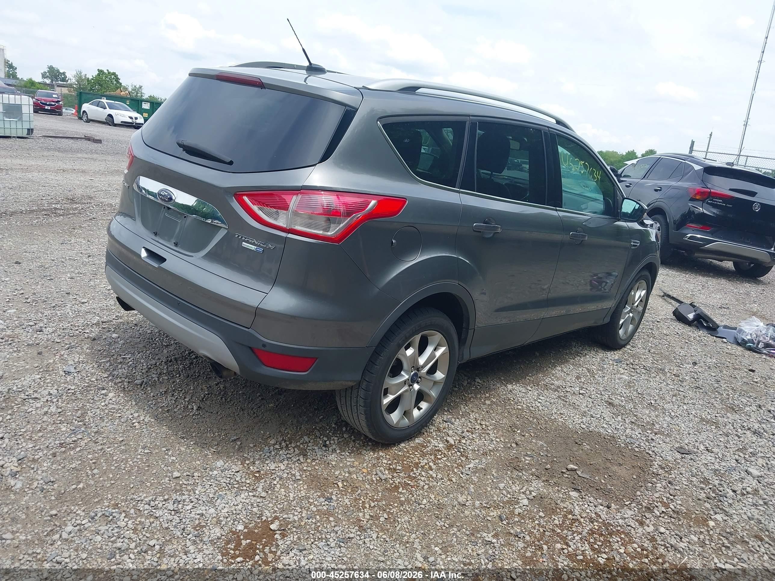 2014 Ford Escape Titanium Black vin: 1FMCU9J9XEUD07528