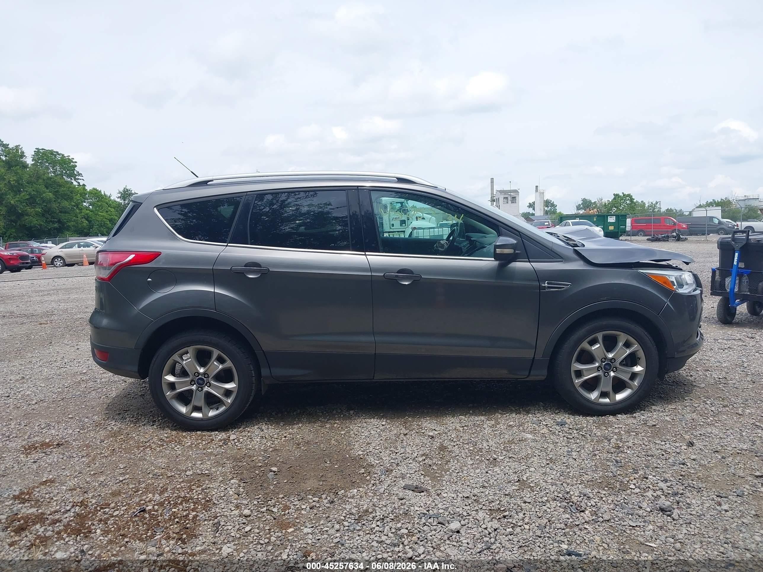 2014 Ford Escape Titanium Black vin: 1FMCU9J9XEUD07528
