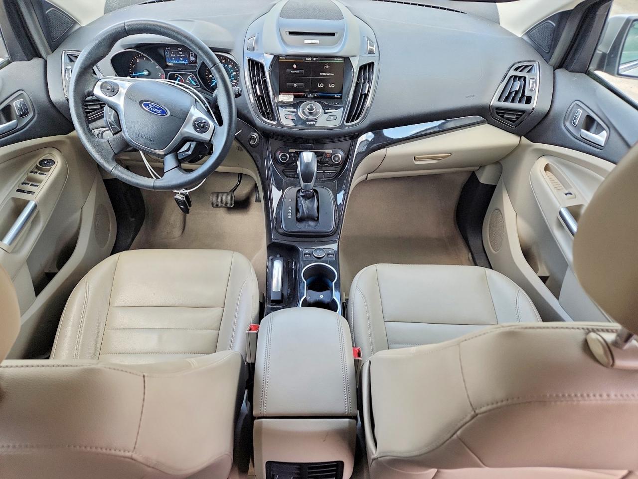 2014 Ford Escape Titanium Silver vin: 1FMCU9J9XEUD17167