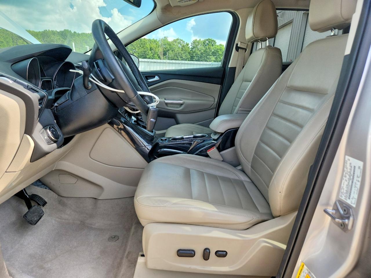 2014 Ford Escape Titanium Silver vin: 1FMCU9J9XEUD17167