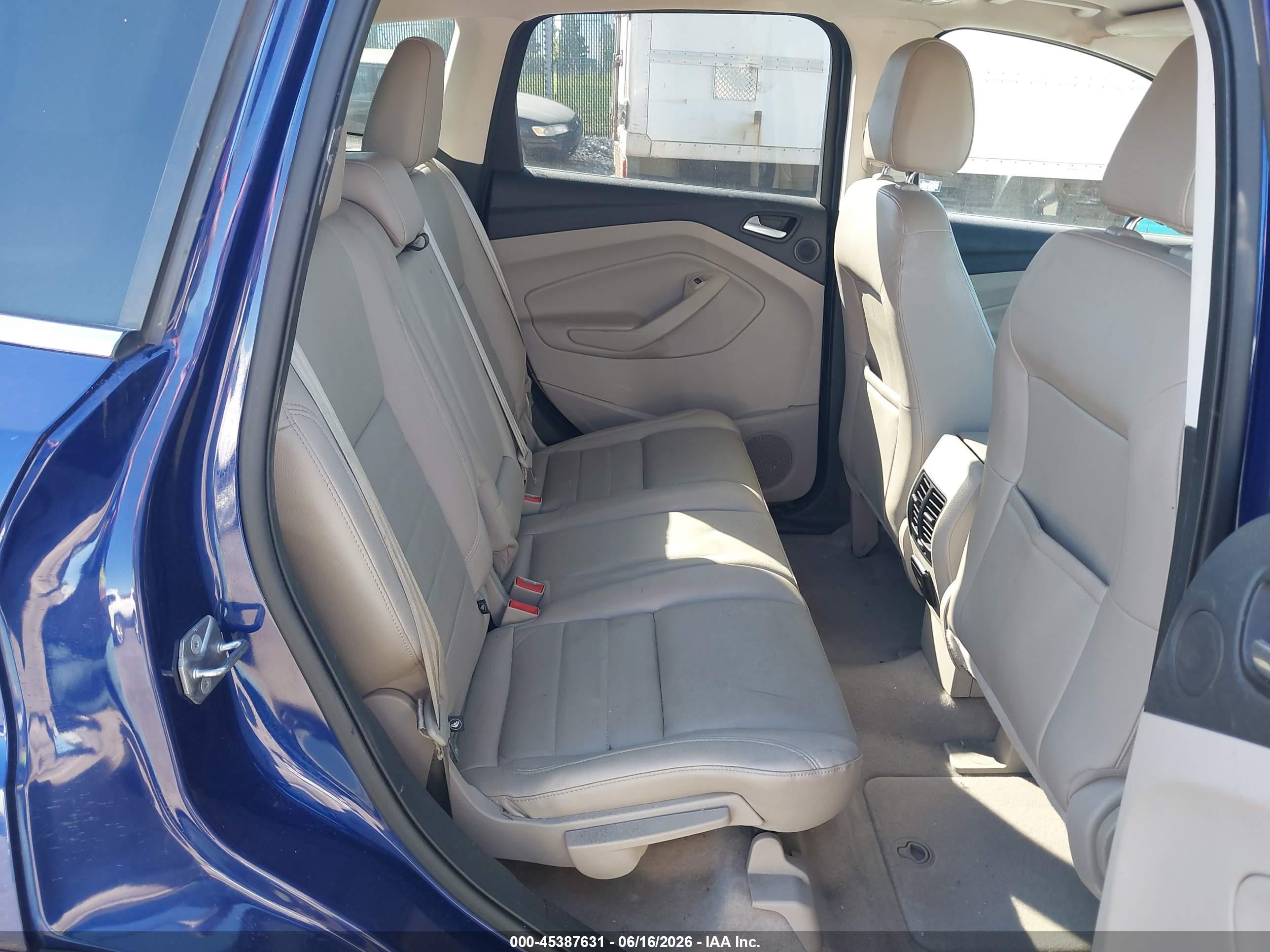 2014 Ford Escape Titanium Blue vin: 1FMCU9J9XEUD55725