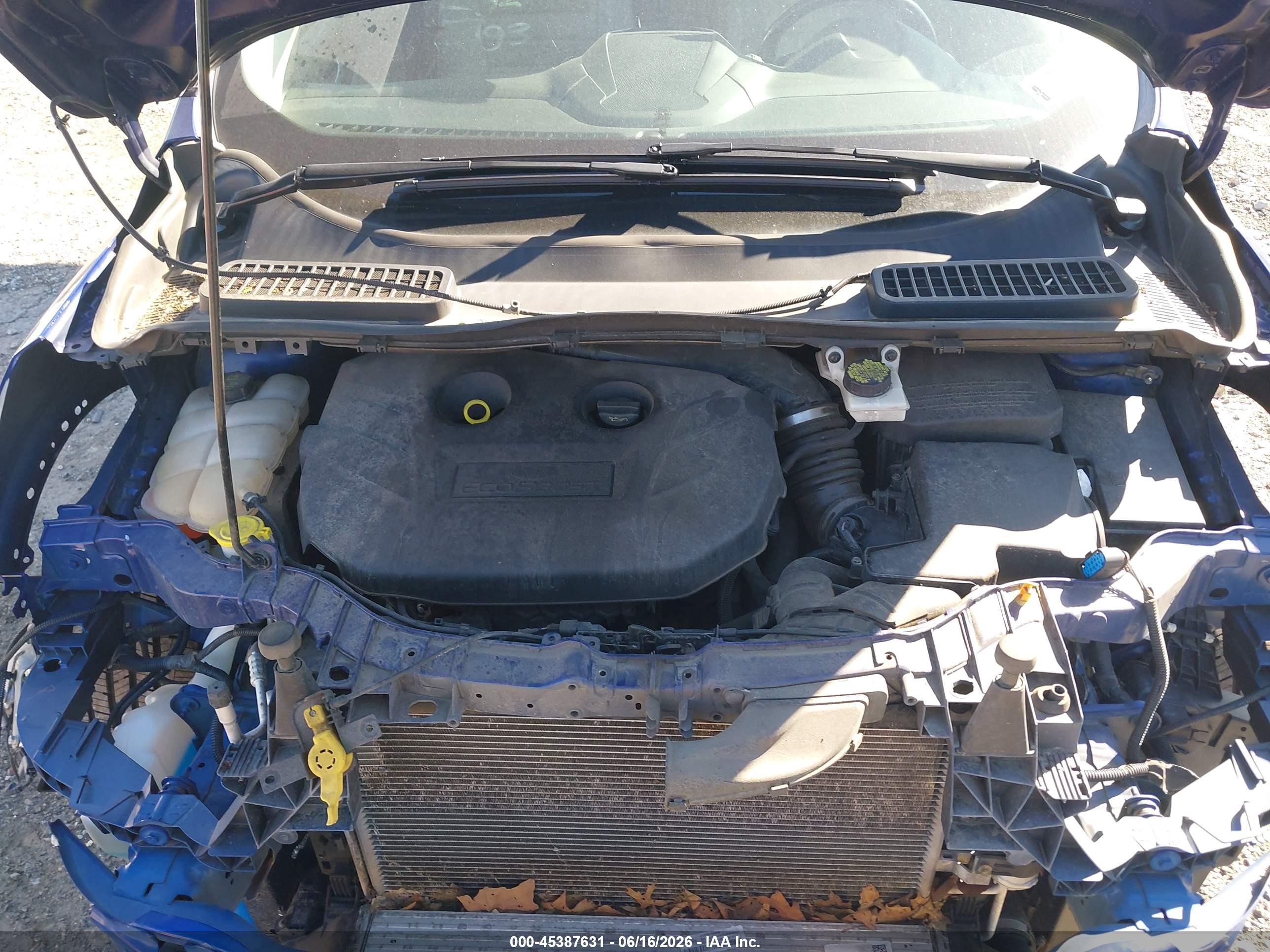 2014 Ford Escape Titanium Blue vin: 1FMCU9J9XEUD55725