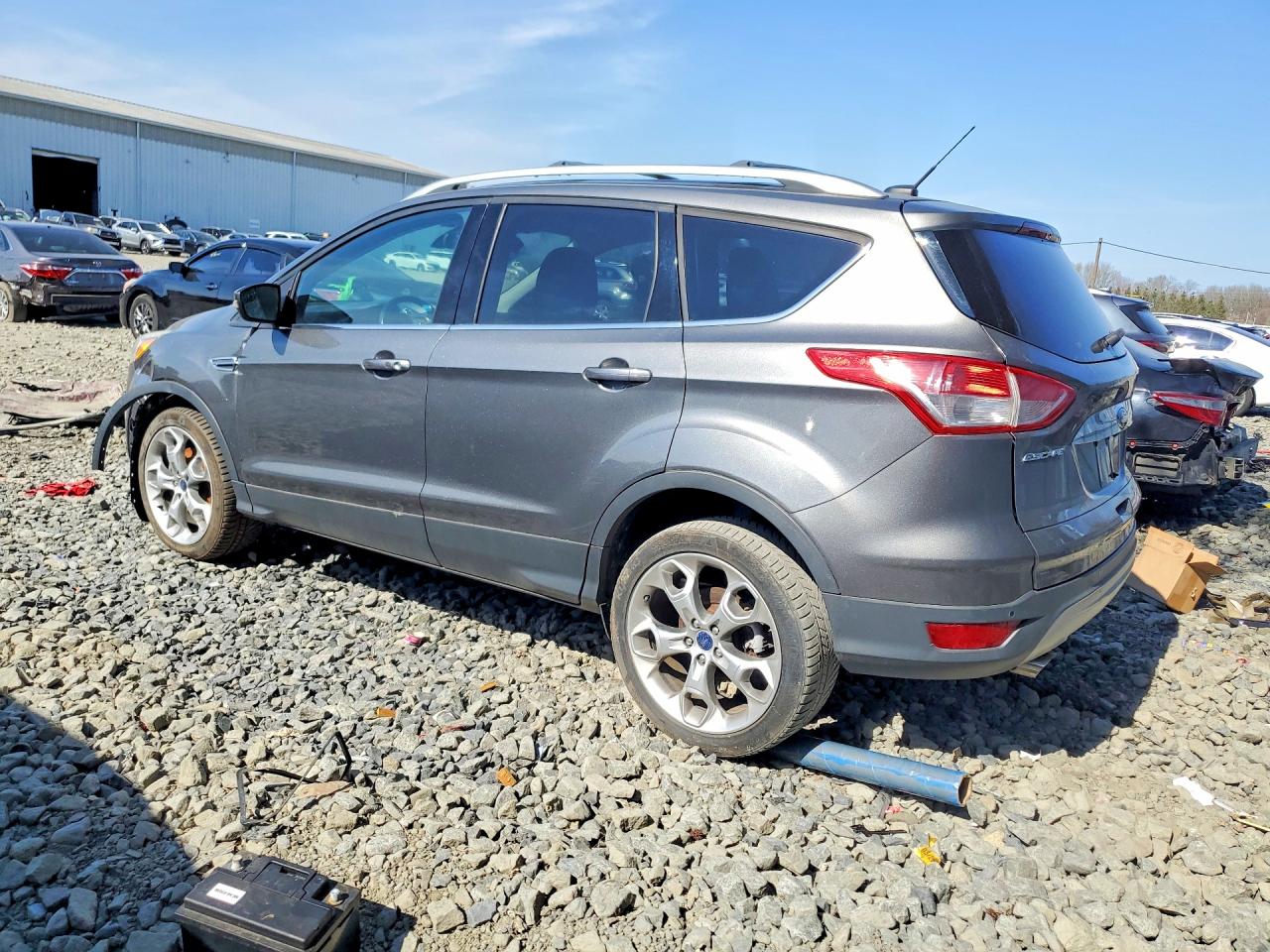 2014 Ford Escape Titanium Gray vin: 1FMCU9J9XEUD62500