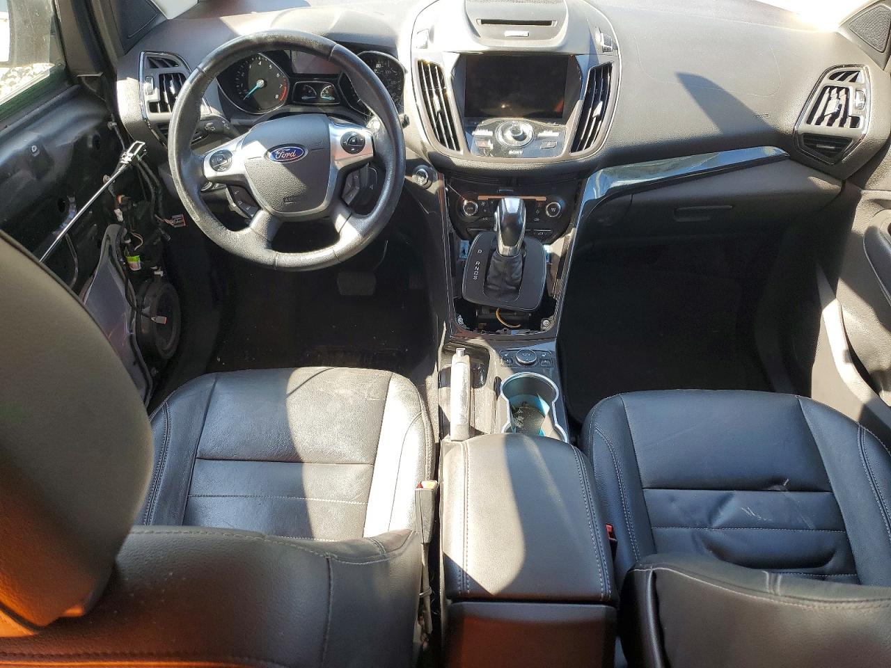2014 Ford Escape Titanium Gray vin: 1FMCU9J9XEUD62500