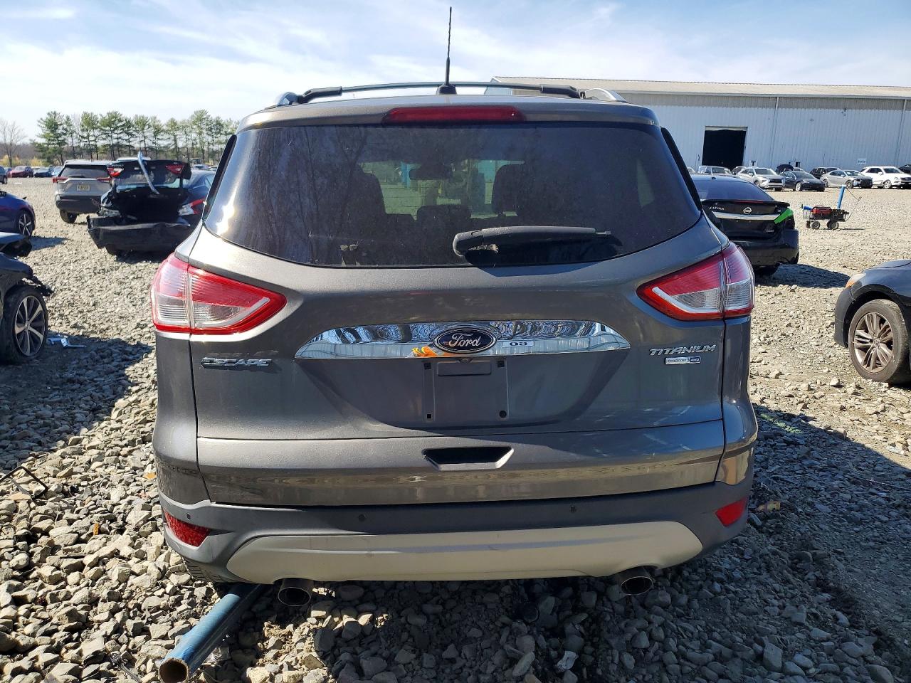 2014 Ford Escape Titanium Gray vin: 1FMCU9J9XEUD62500