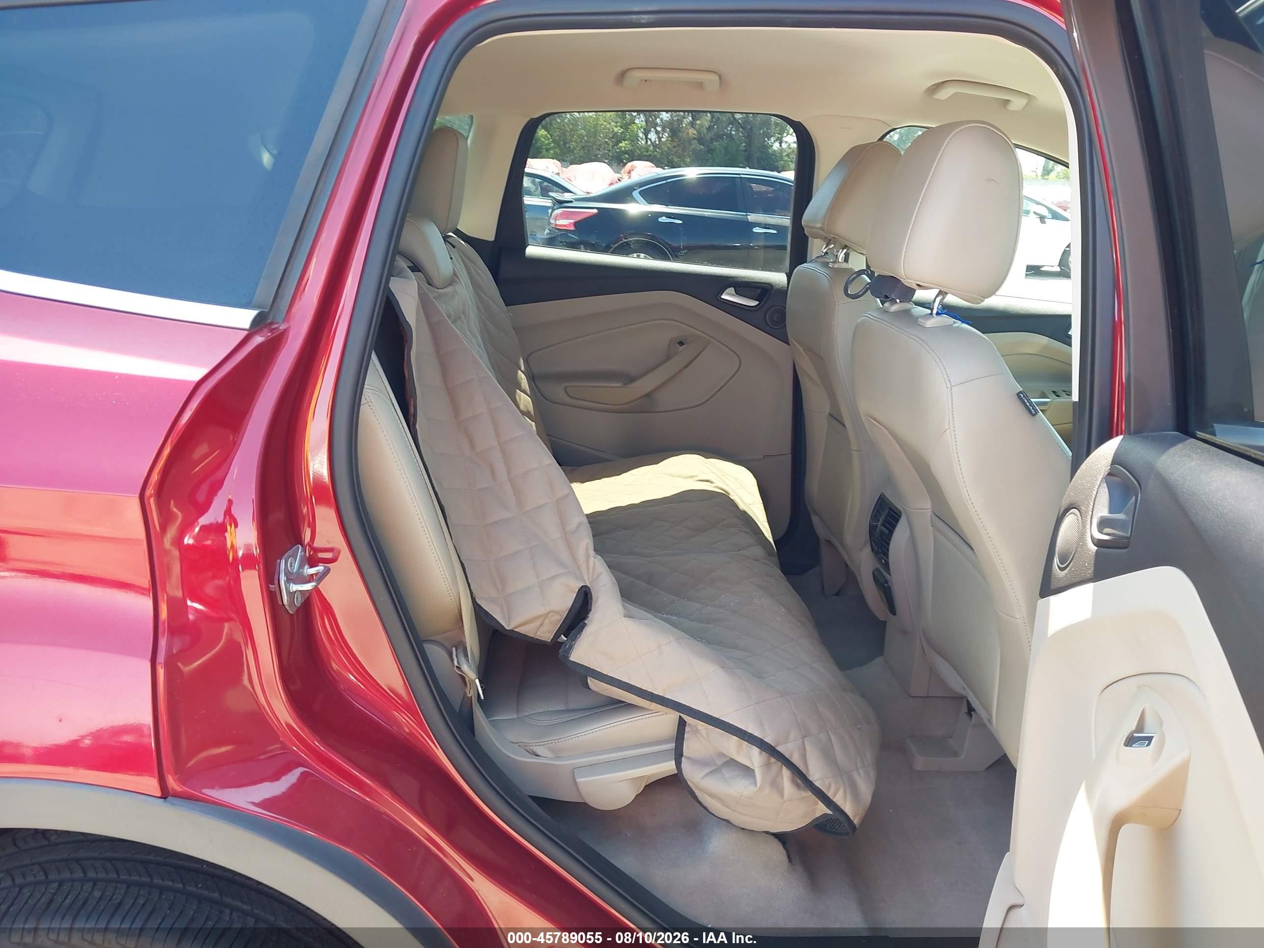 2015 Ford Escape Titanium Красный vin: 1FMCU9J9XFUA08848