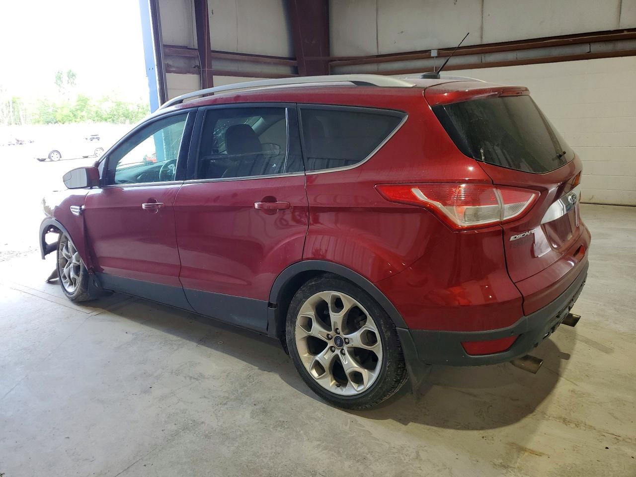 2015 Ford Escape Titanium Burgundy vin: 1FMCU9J9XFUB15639