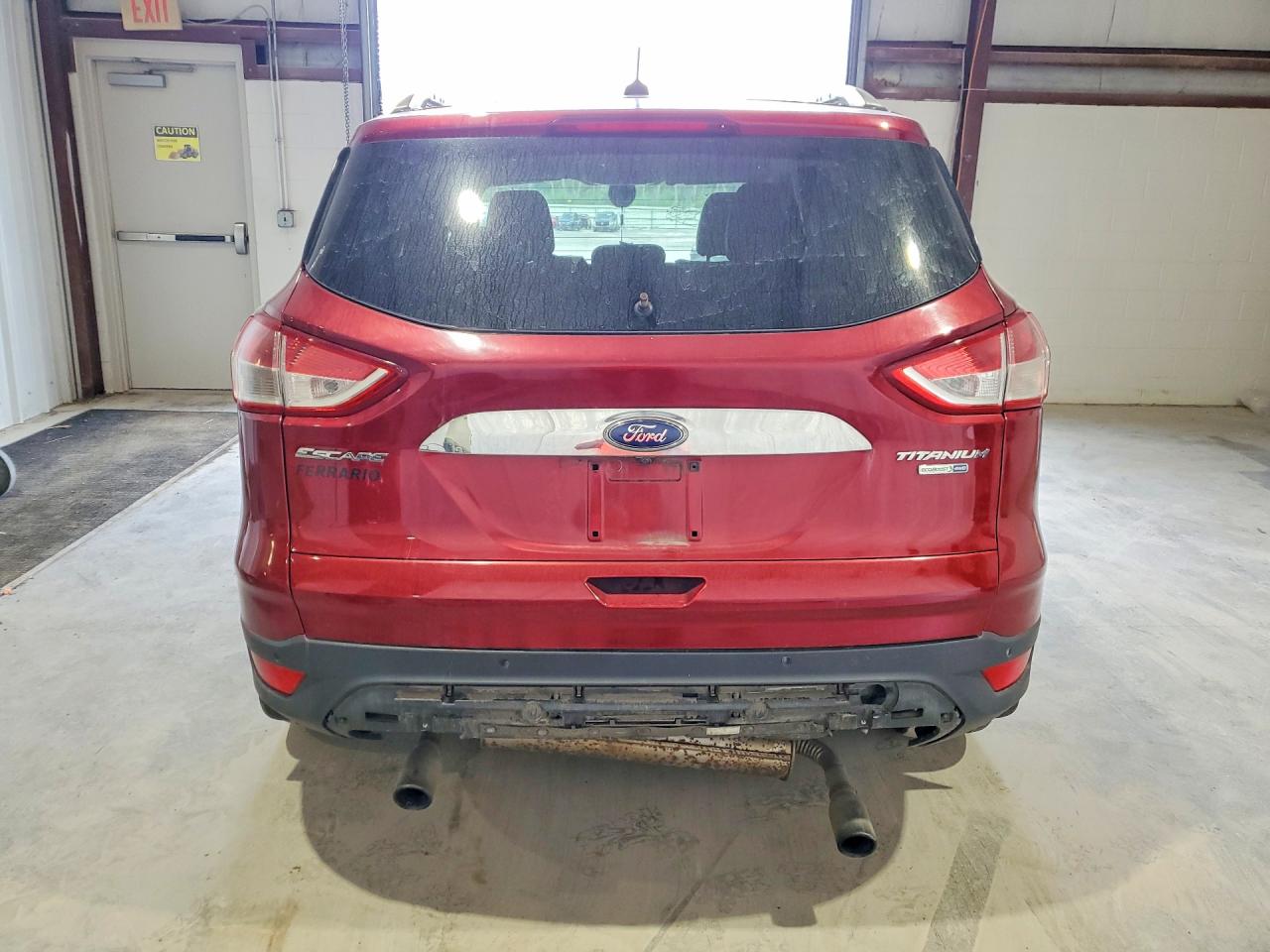 2015 Ford Escape Titanium Burgundy vin: 1FMCU9J9XFUB15639