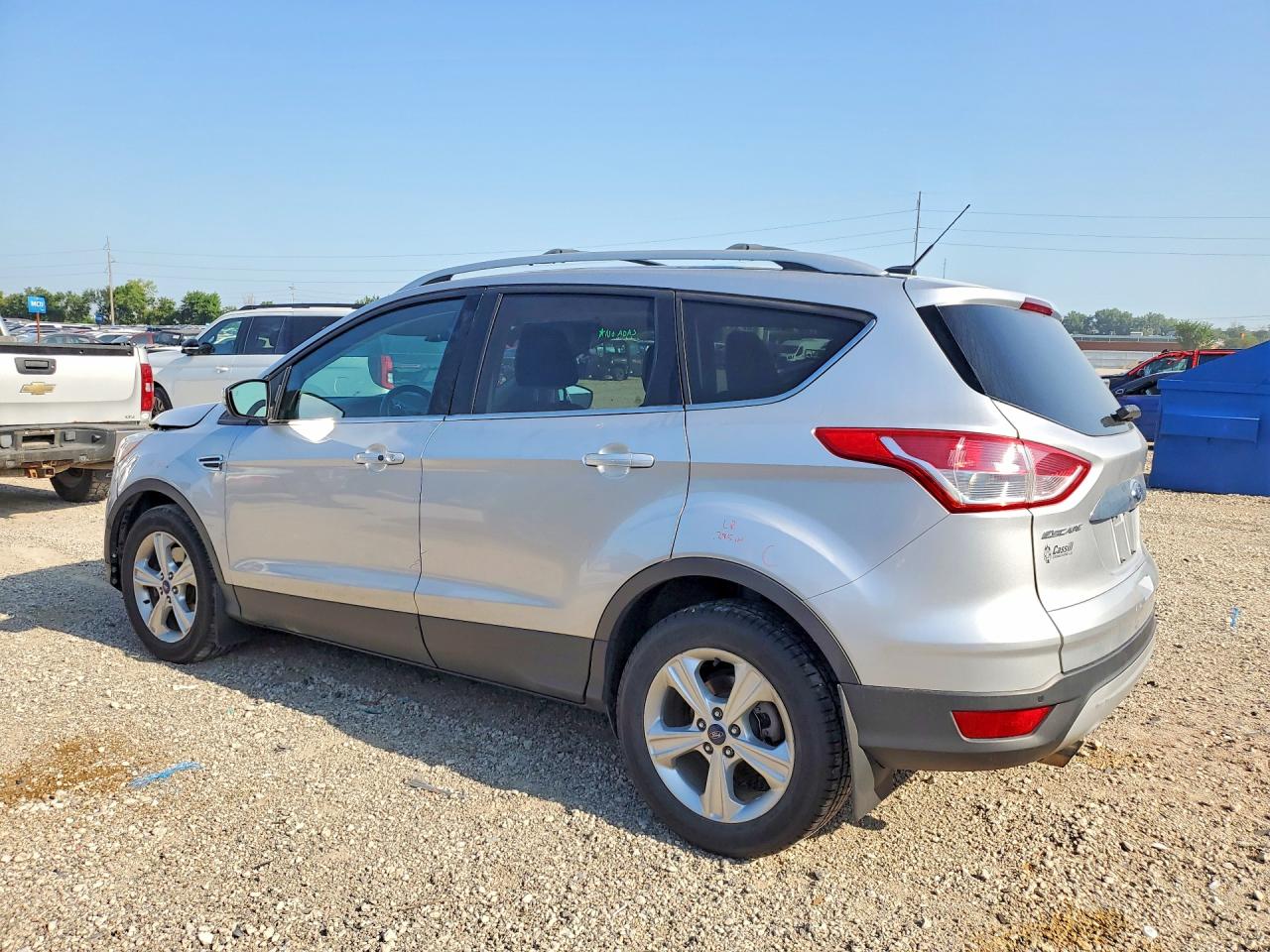 2015 Ford Escape Titanium Silver vin: 1FMCU9J9XFUB23305