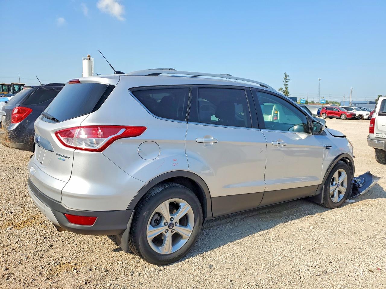 2015 Ford Escape Titanium Silver vin: 1FMCU9J9XFUB23305