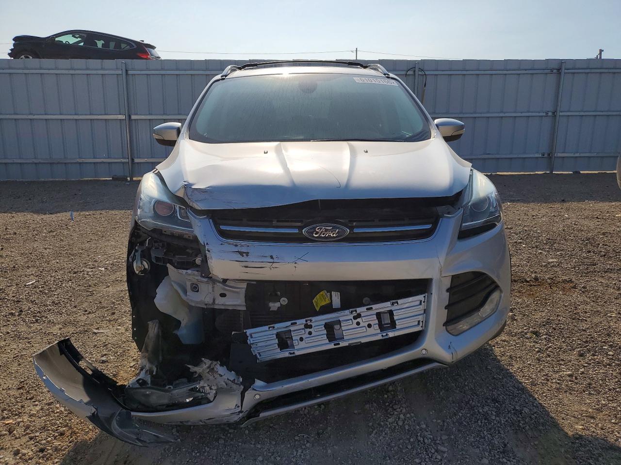 2015 Ford Escape Titanium Silver vin: 1FMCU9J9XFUB23305