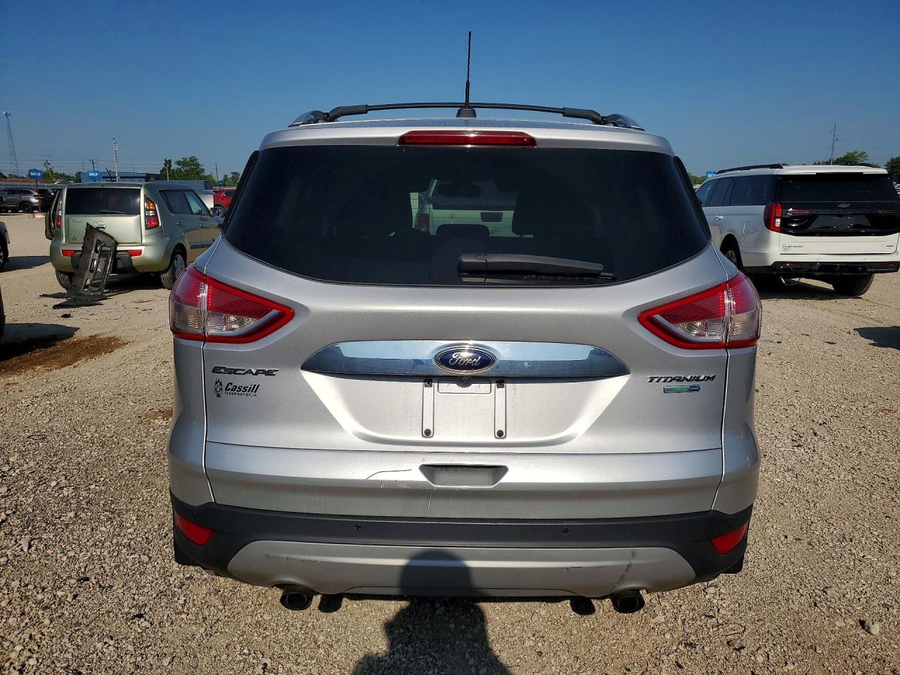 2015 Ford Escape Titanium Silver vin: 1FMCU9J9XFUB23305