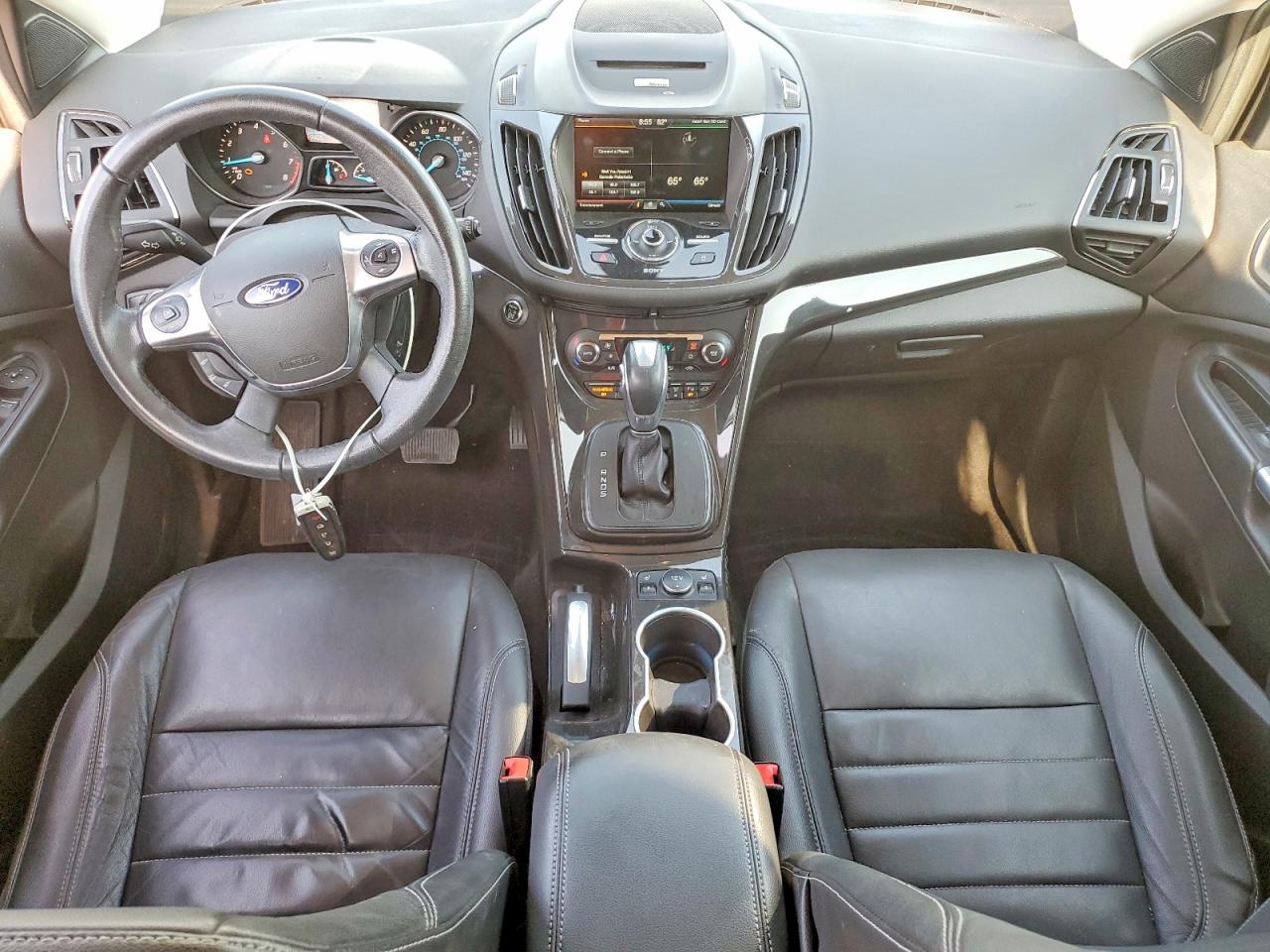 2015 Ford Escape Titanium Silver vin: 1FMCU9J9XFUB23305