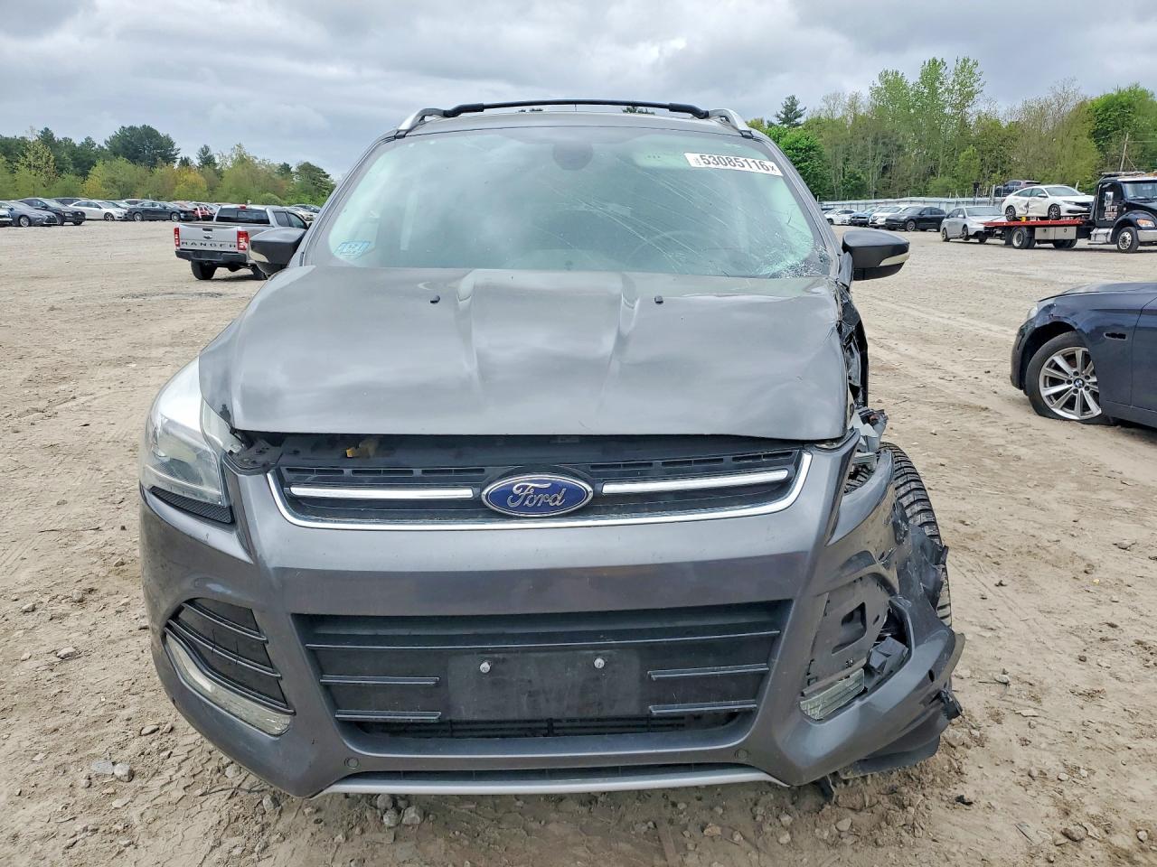 2015 Ford Escape Titanium Gray vin: 1FMCU9J9XFUB44607