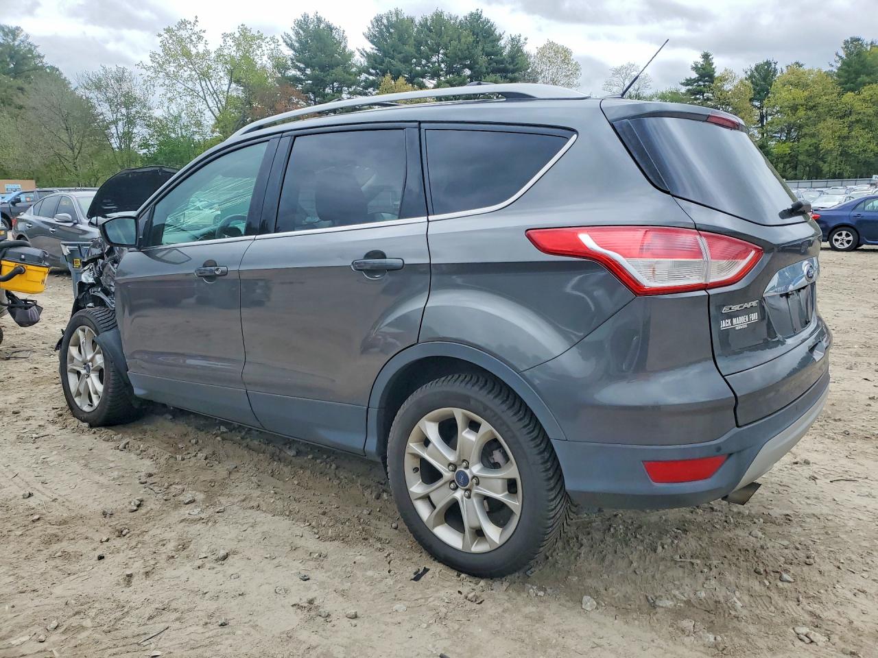 2015 Ford Escape Titanium Gray vin: 1FMCU9J9XFUB44607