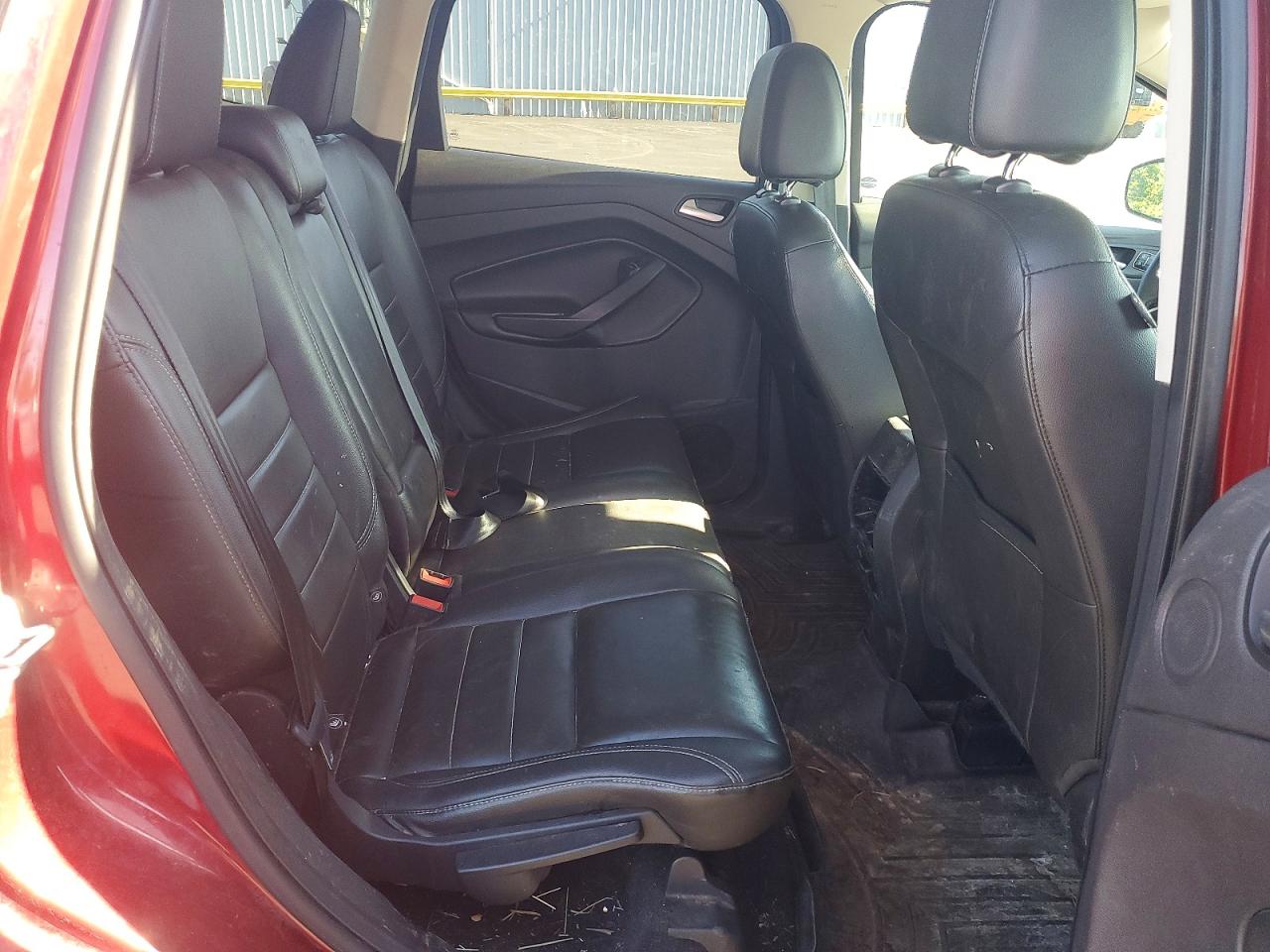 2015 Ford Escape Titanium Red vin: 1FMCU9J9XFUB50004