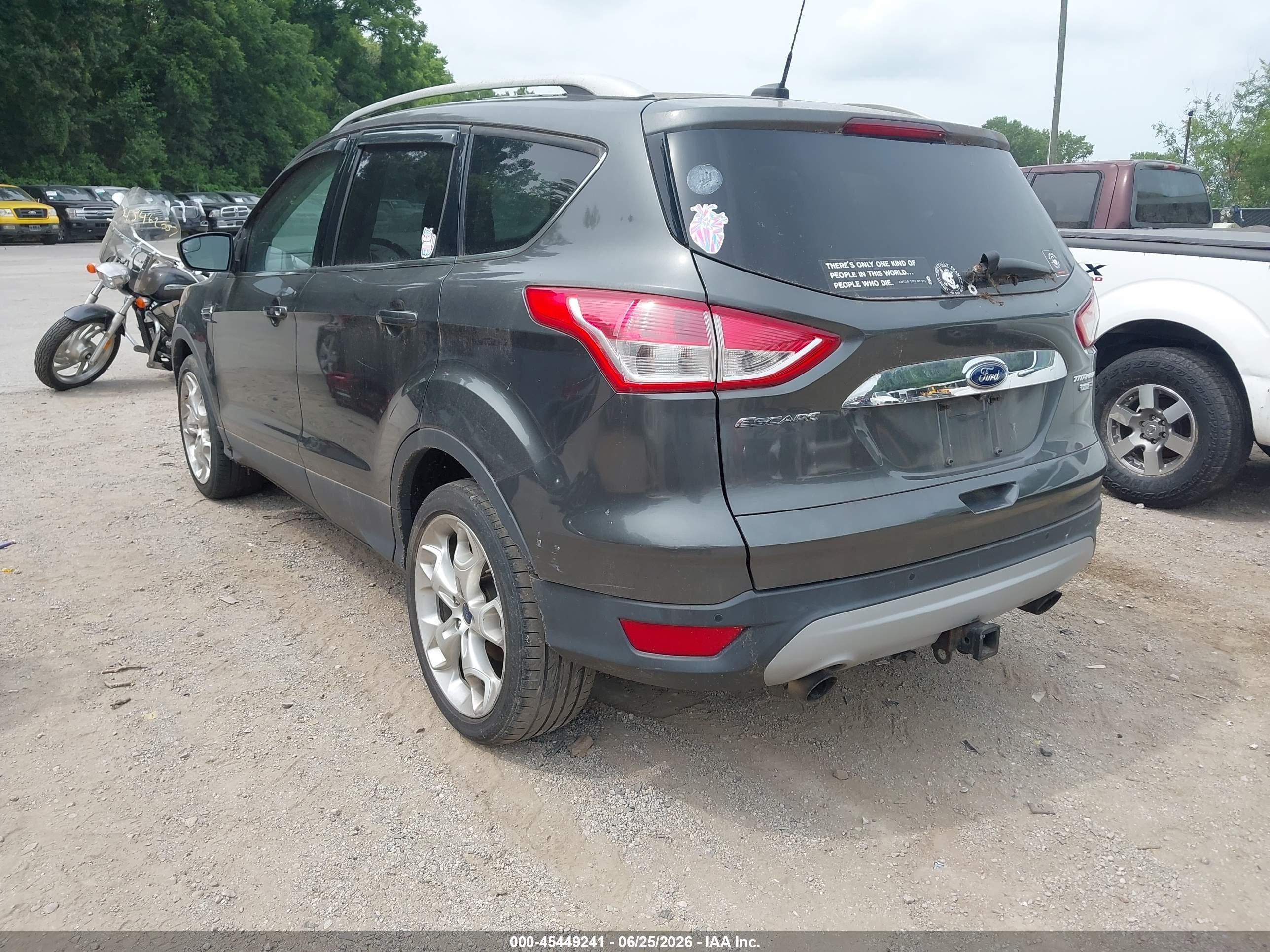 2015 Ford Escape Titanium Gray vin: 1FMCU9J9XFUB93936