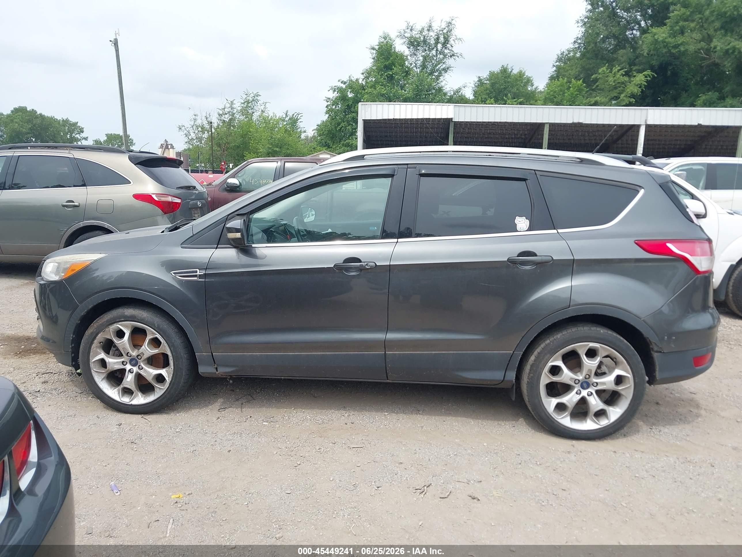 2015 Ford Escape Titanium Gray vin: 1FMCU9J9XFUB93936