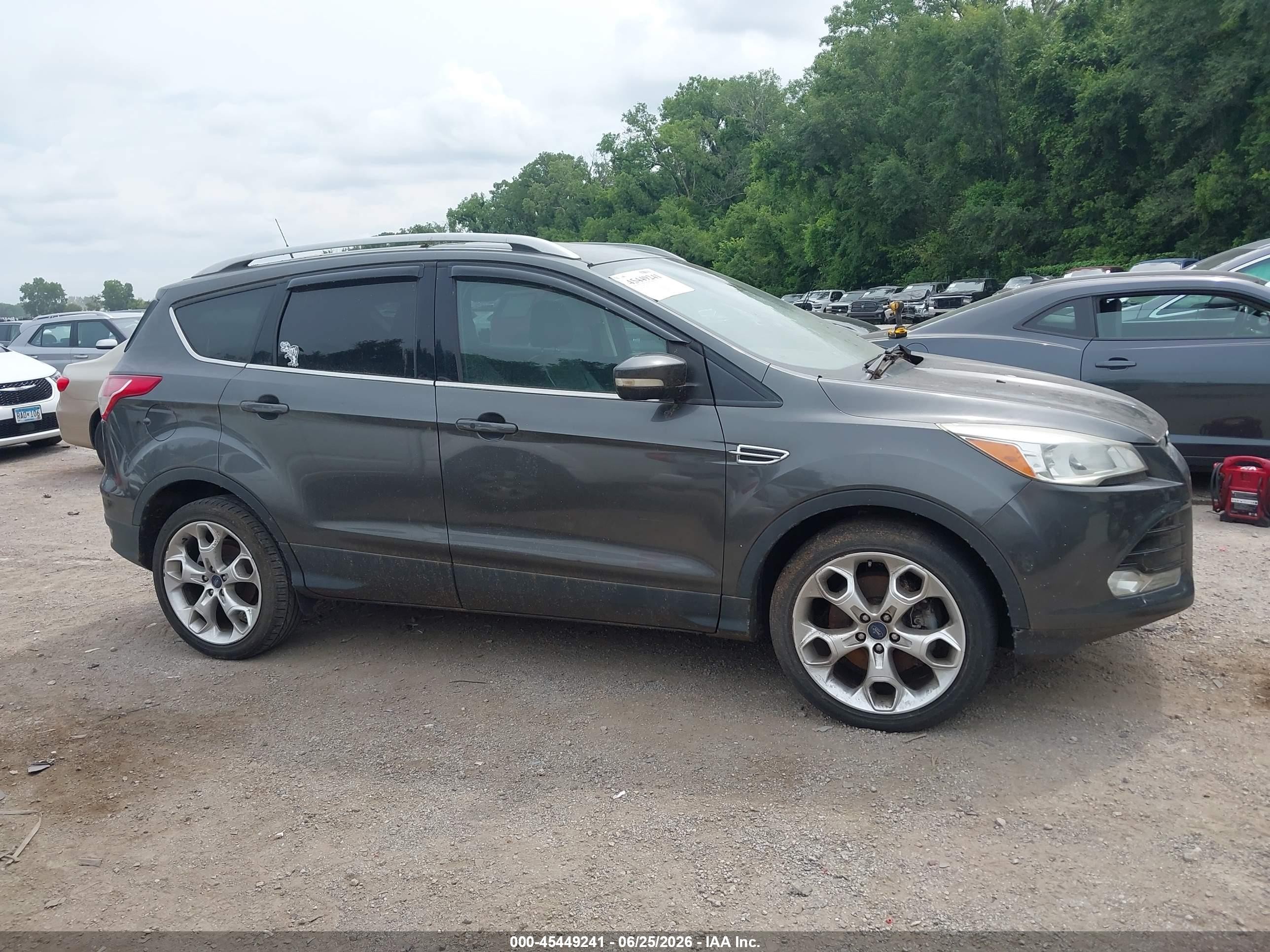 2015 Ford Escape Titanium Gray vin: 1FMCU9J9XFUB93936