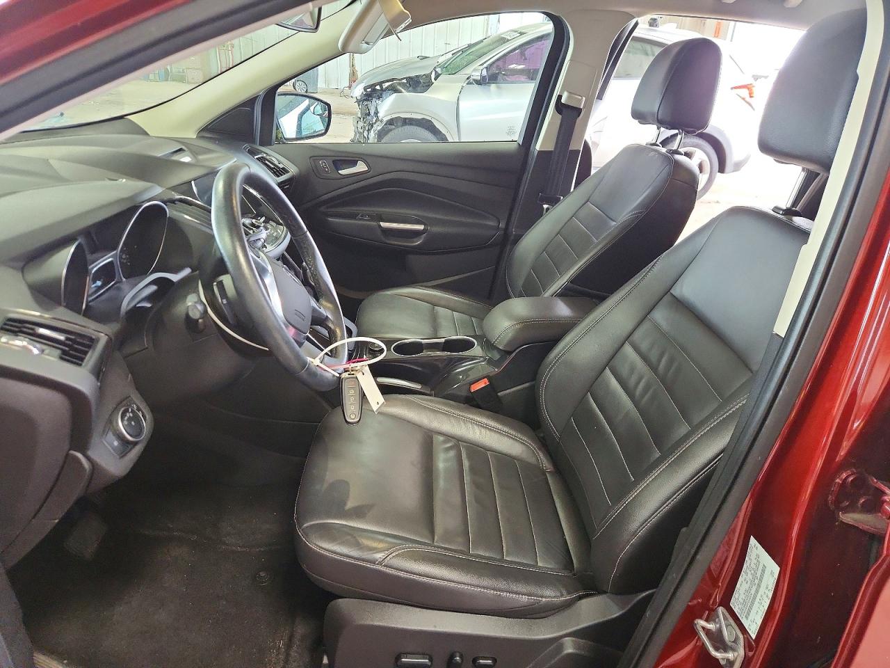 2015 Ford Escape Titanium Red vin: 1FMCU9J9XFUC42276