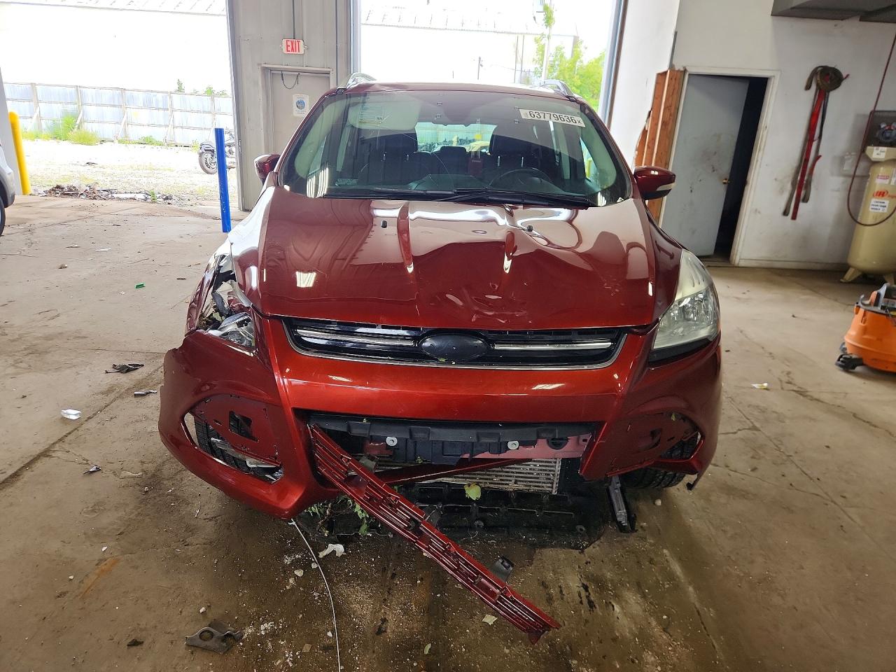 2015 Ford Escape Titanium Red vin: 1FMCU9J9XFUC42276