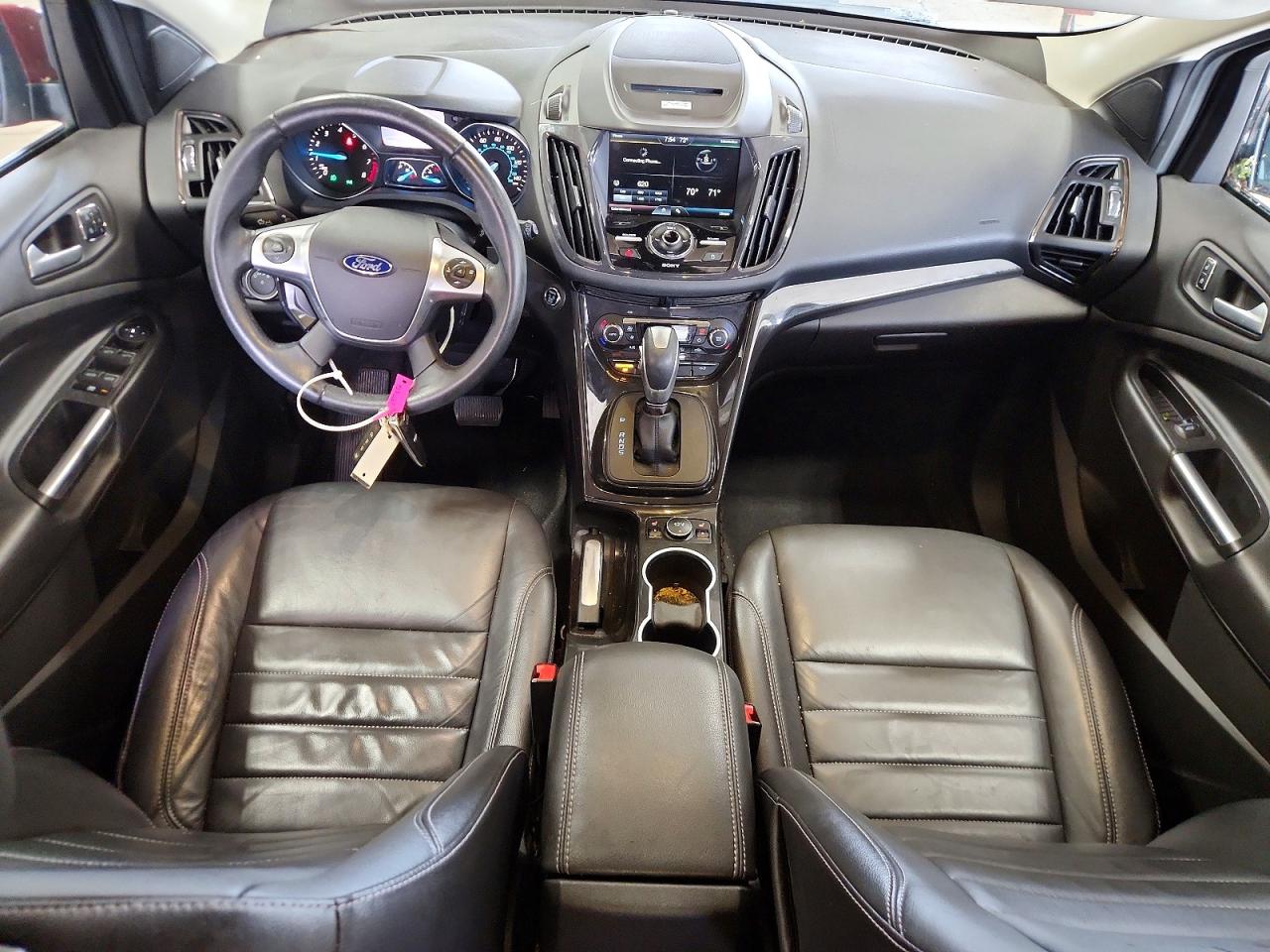 2015 Ford Escape Titanium Red vin: 1FMCU9J9XFUC42276