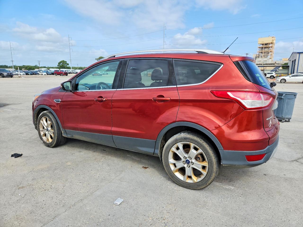 2016 Ford Escape Titanium Burgundy vin: 1FMCU9J9XGUC17766