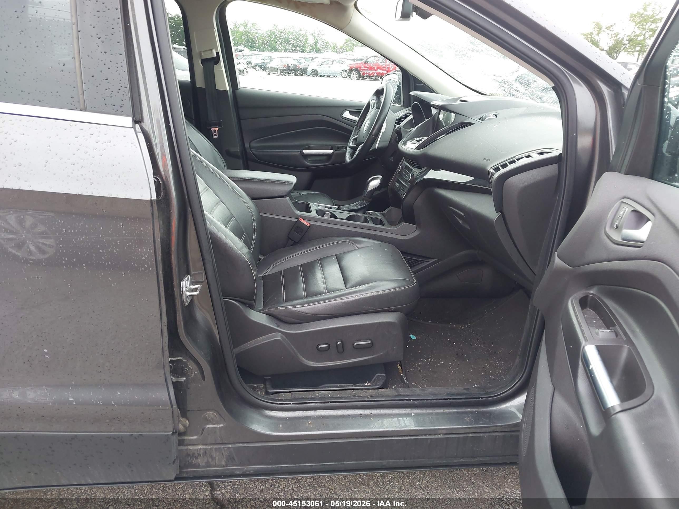 2018 Ford Escape Titanium Серый vin: 1FMCU9J9XJUC89395