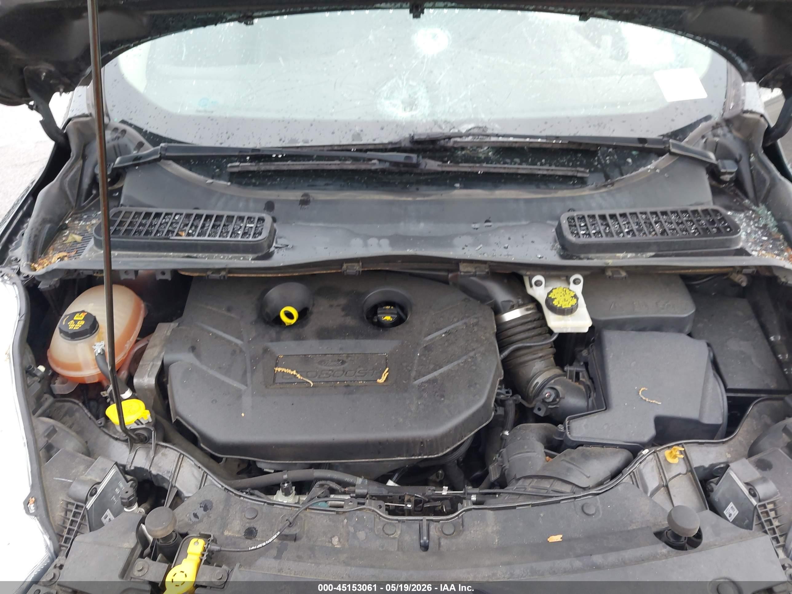 2018 Ford Escape Titanium Серый vin: 1FMCU9J9XJUC89395