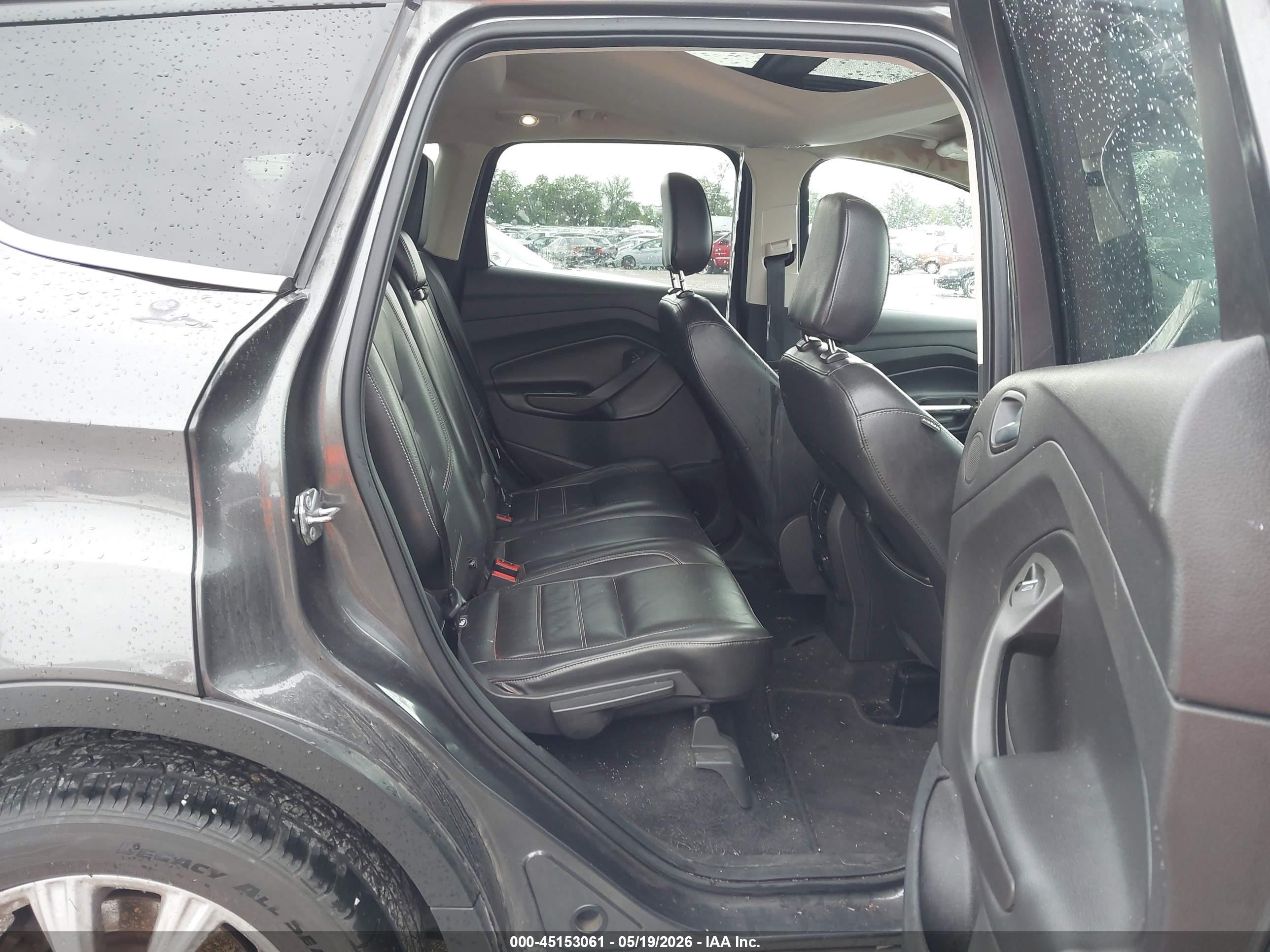 2018 Ford Escape Titanium Серый vin: 1FMCU9J9XJUC89395