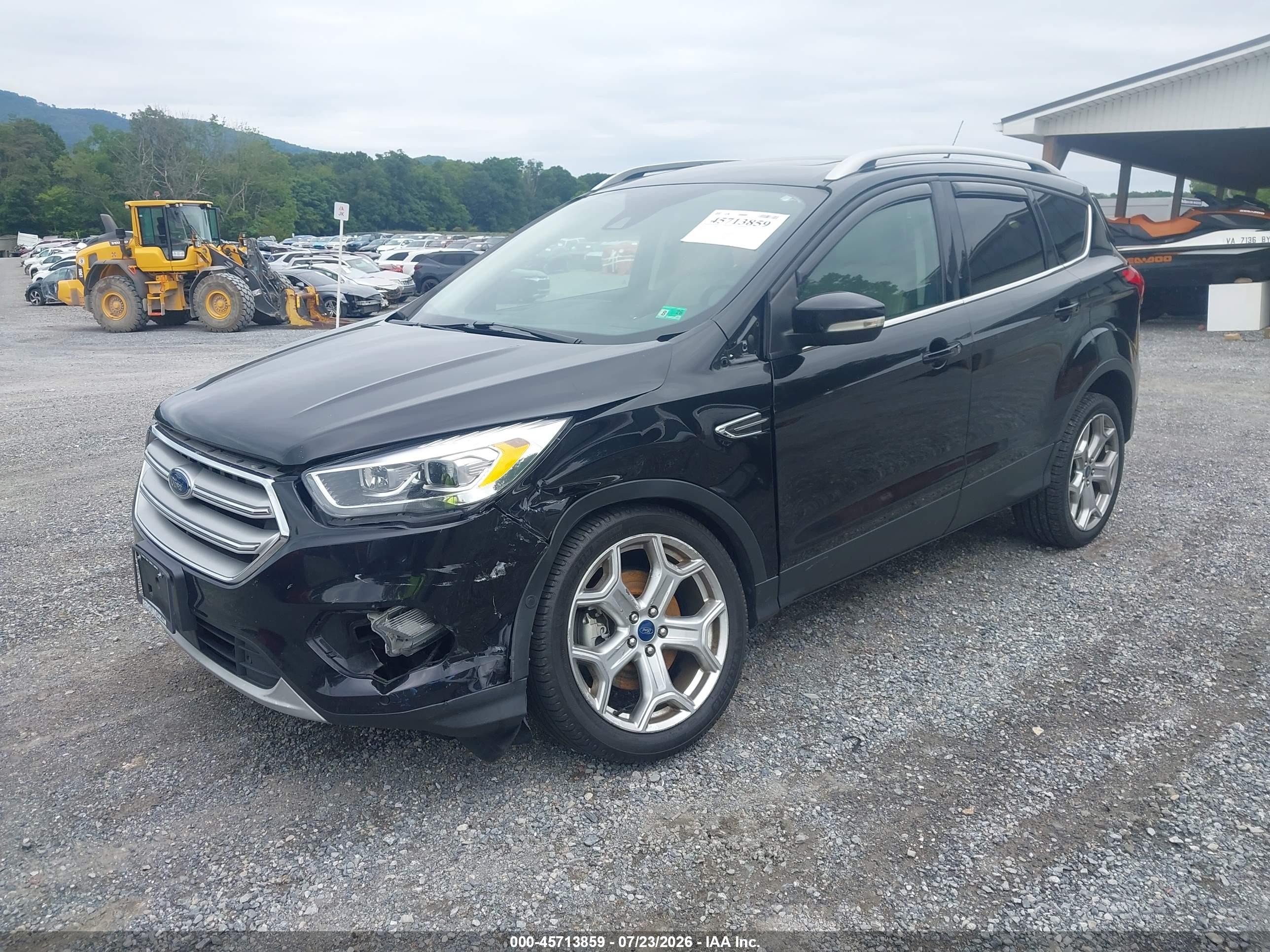 2019 Ford Escape Titanium Black vin: 1FMCU9J9XKUC21115