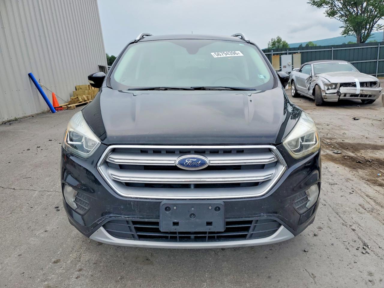 2017 Ford Escape Titanium Black vin: 1FMCU9JD0HUA59136