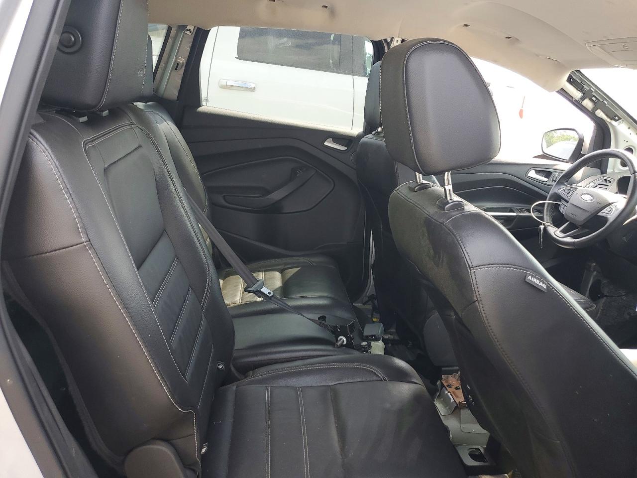 2017 Ford Escape Titanium Silver vin: 1FMCU9JD0HUD86376
