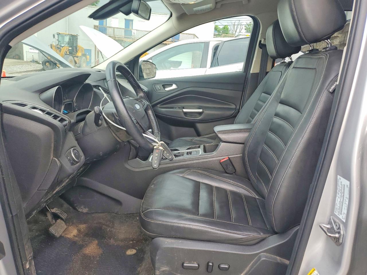 2017 Ford Escape Titanium Silver vin: 1FMCU9JD2HUC21798