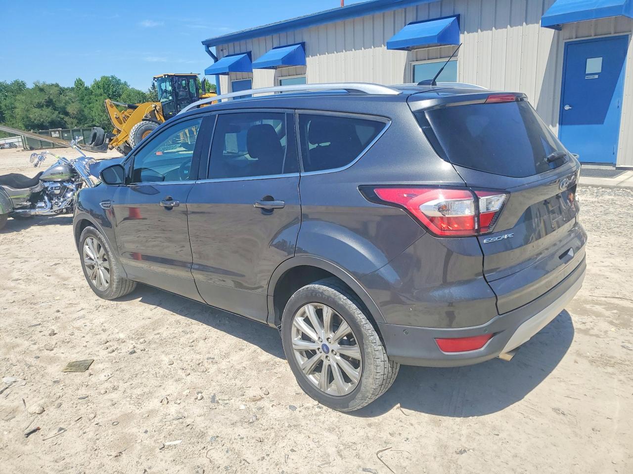 2017 Ford Escape Titanium Gray vin: 1FMCU9JD3HUE45937