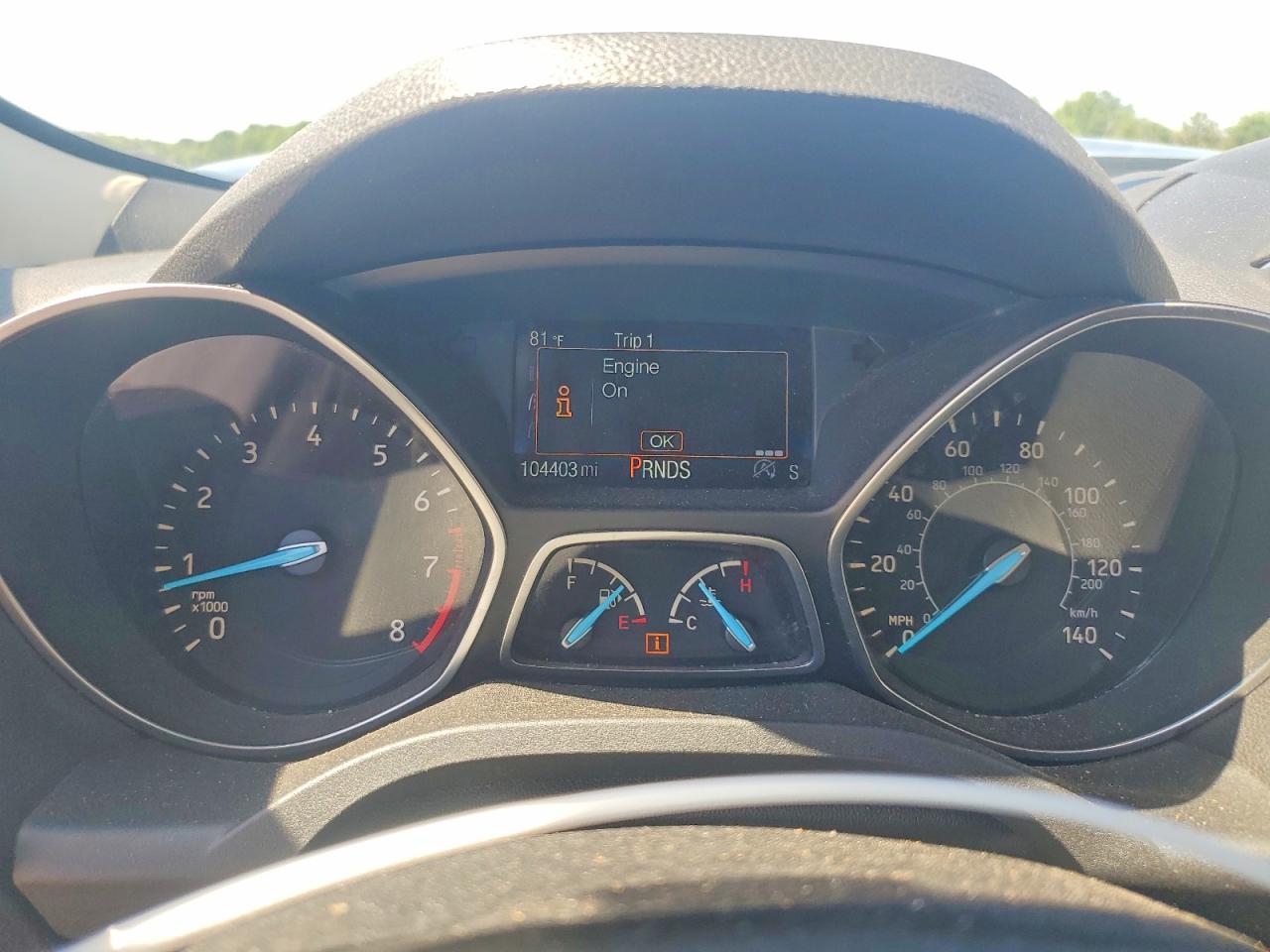 2017 Ford Escape Titanium Gray vin: 1FMCU9JD3HUE45937
