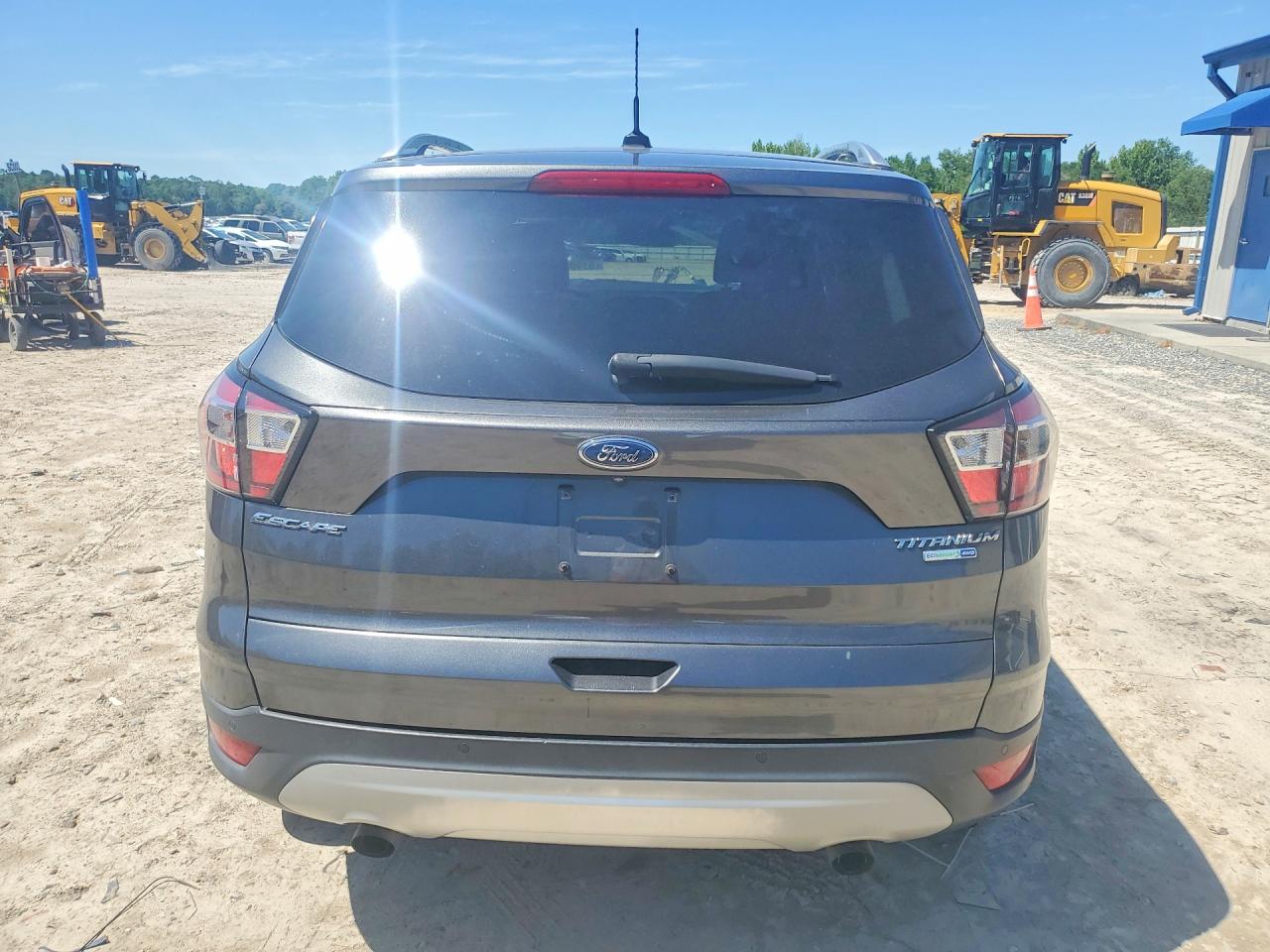 2017 Ford Escape Titanium Gray vin: 1FMCU9JD3HUE45937