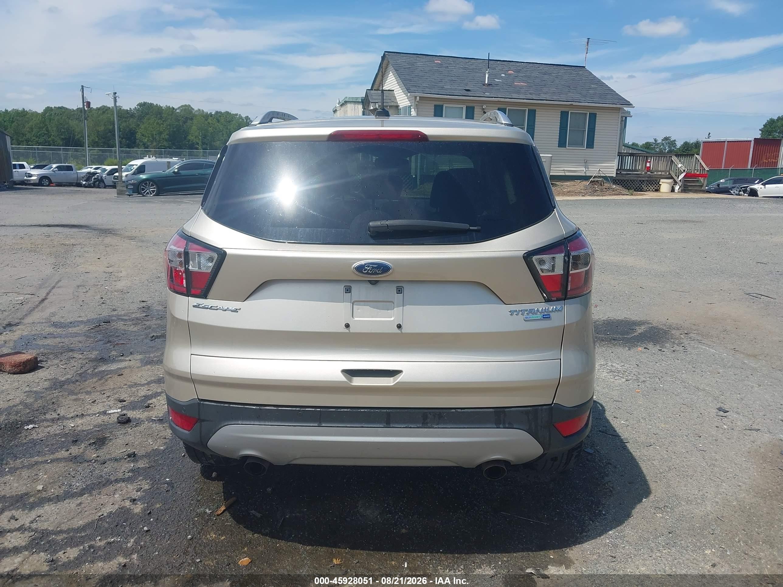 2017 Ford Escape Titanium Gold vin: 1FMCU9JD7HUC41125