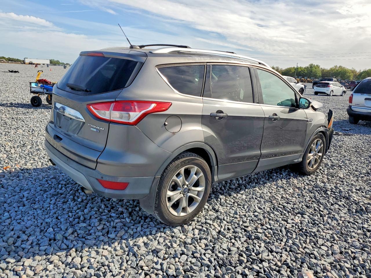 2014 Ford Escape Titanium Gray vin: 1FMCU9JX0EUA77948
