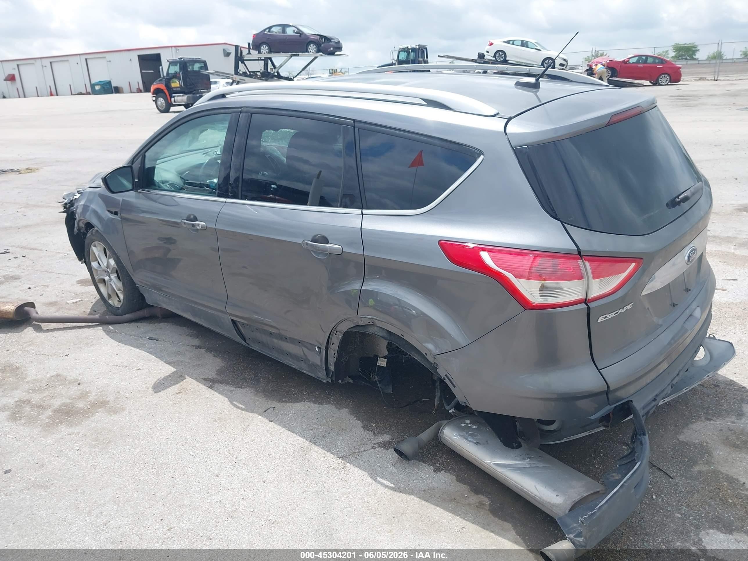 2014 Ford Escape Titanium Gray vin: 1FMCU9JX0EUA78601
