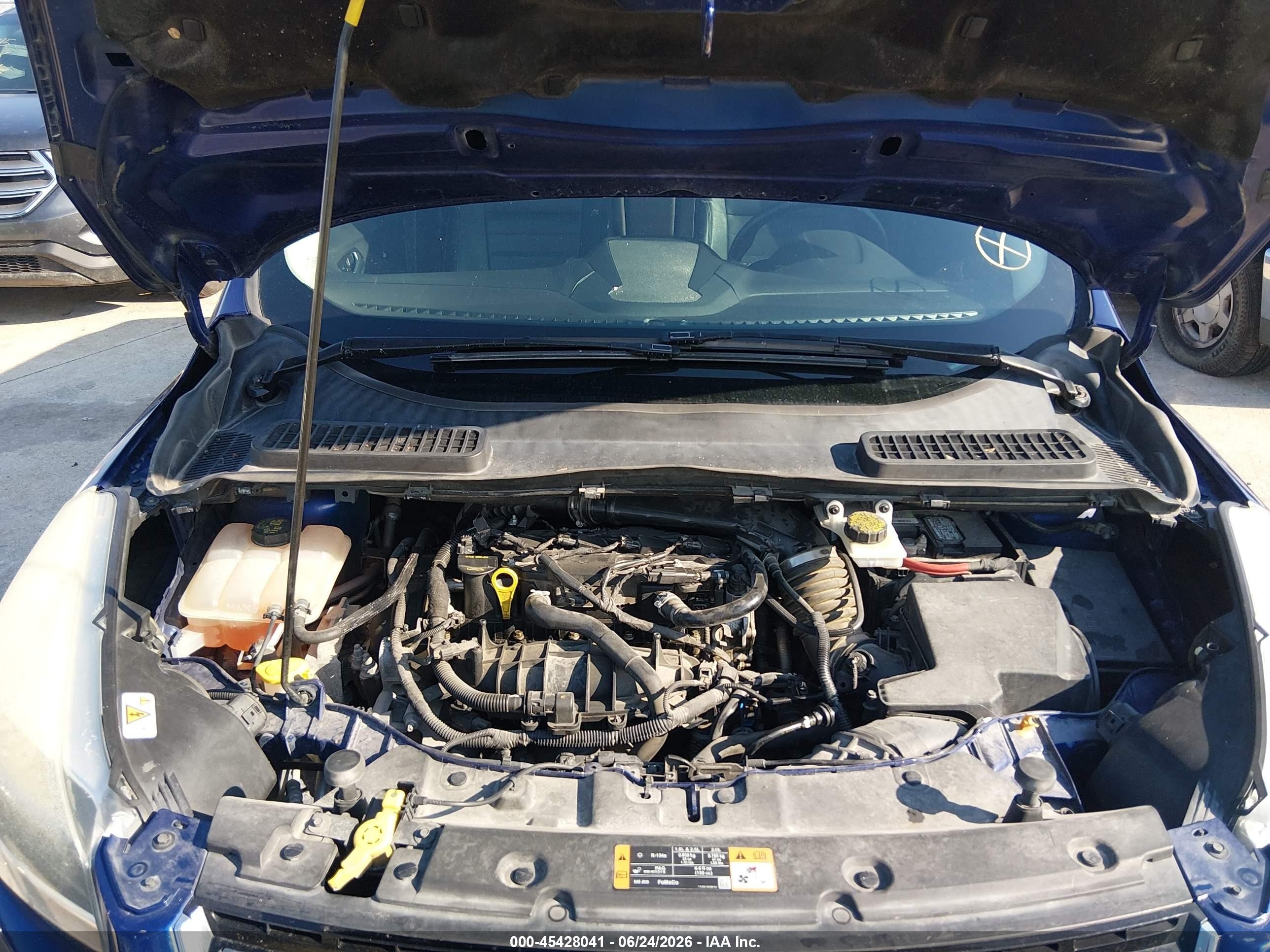2014 Ford Escape Titanium Blue vin: 1FMCU9JX0EUD58051