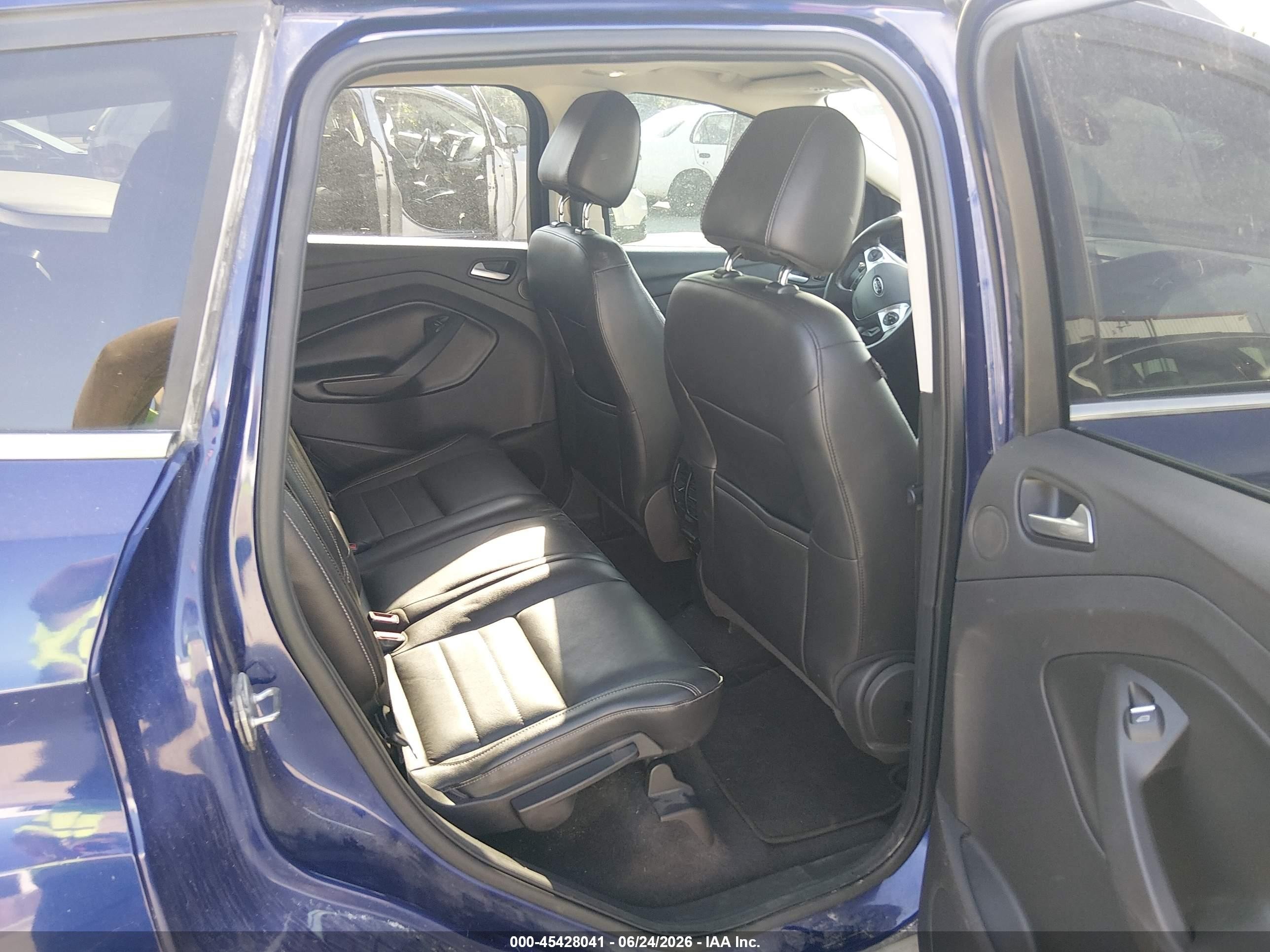 2014 Ford Escape Titanium Blue vin: 1FMCU9JX0EUD58051