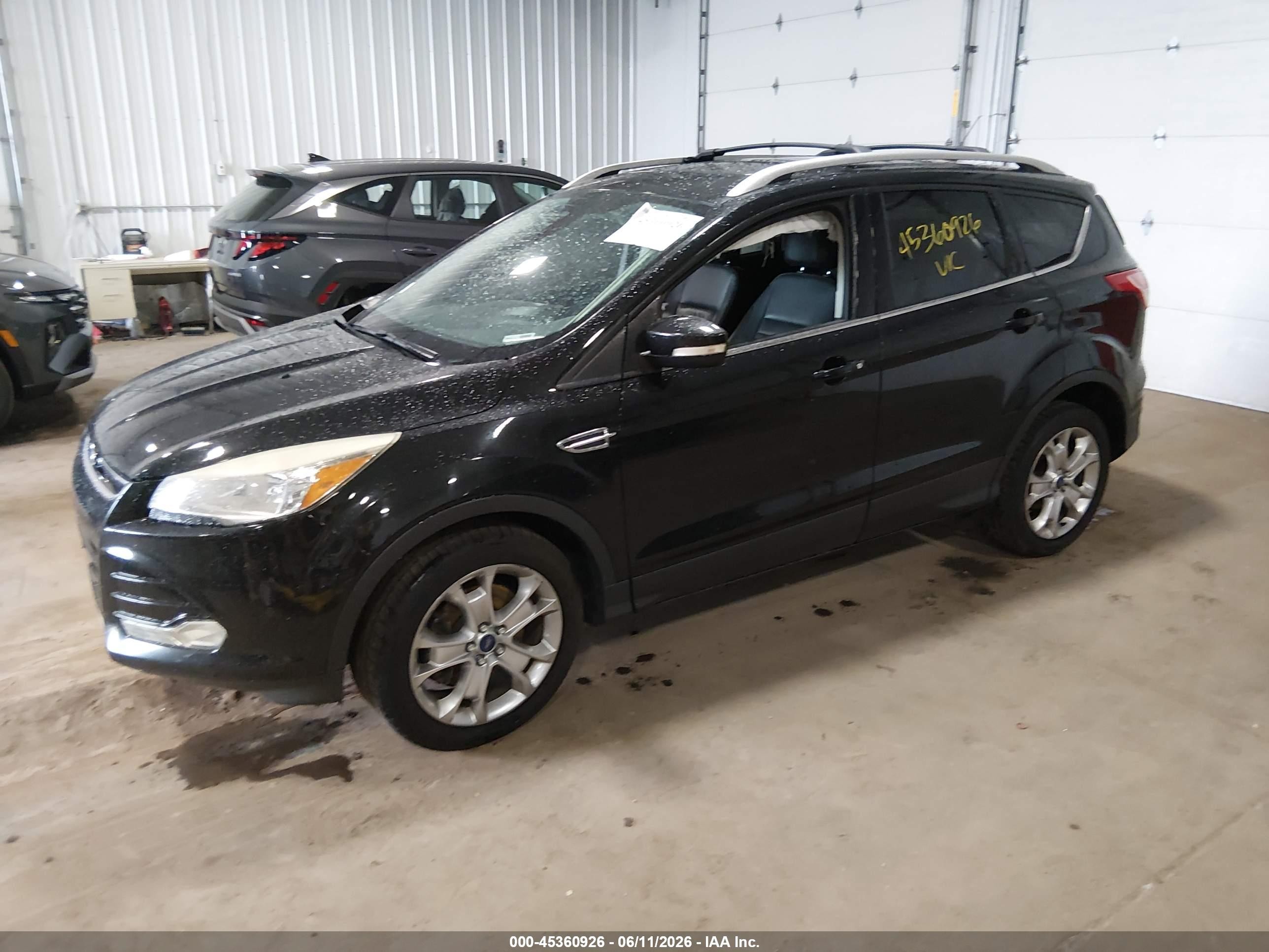2014 Ford Escape Titanium Black vin: 1FMCU9JX0EUE53189