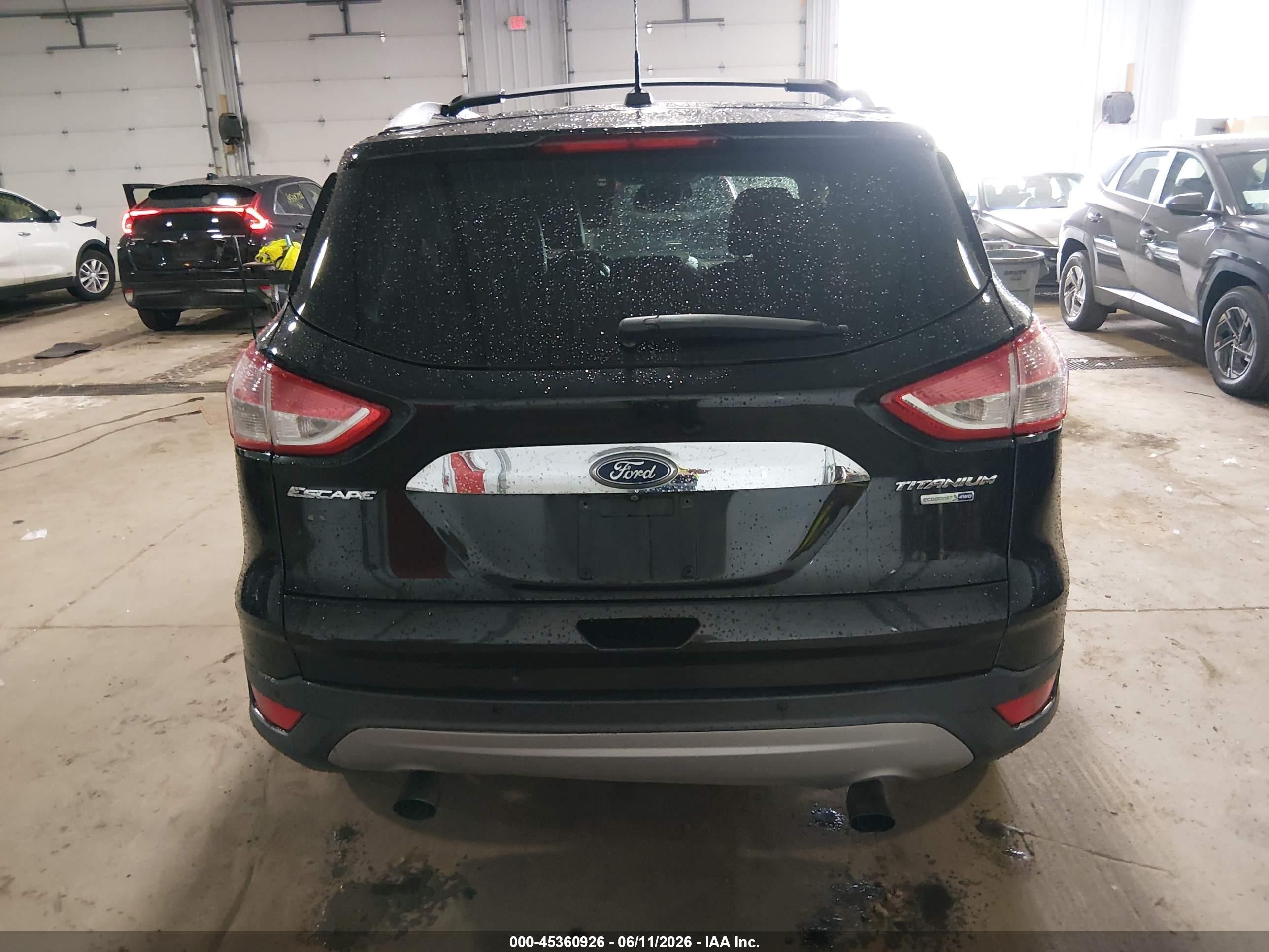 2014 Ford Escape Titanium Black vin: 1FMCU9JX0EUE53189