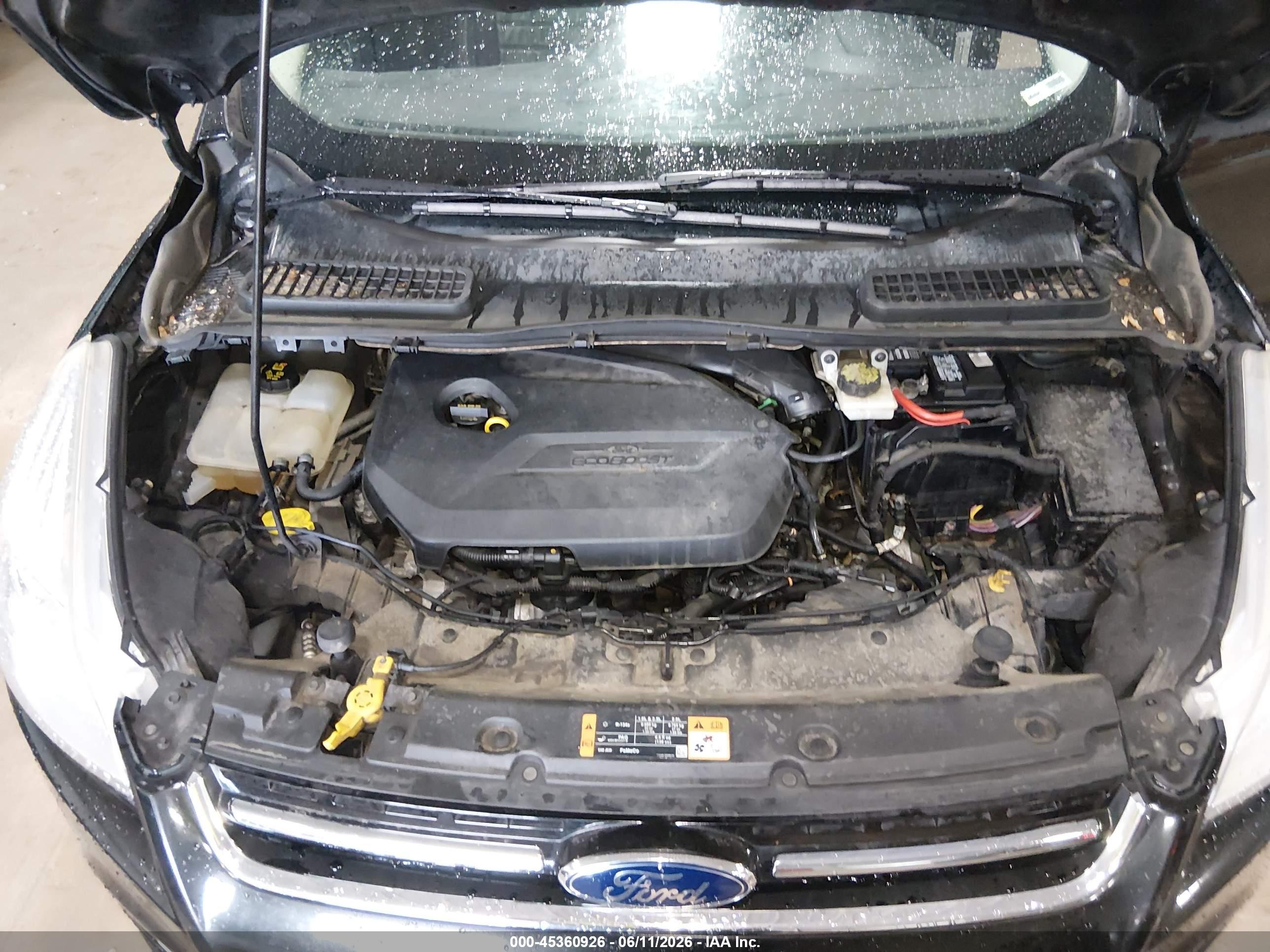 2014 Ford Escape Titanium Black vin: 1FMCU9JX0EUE53189