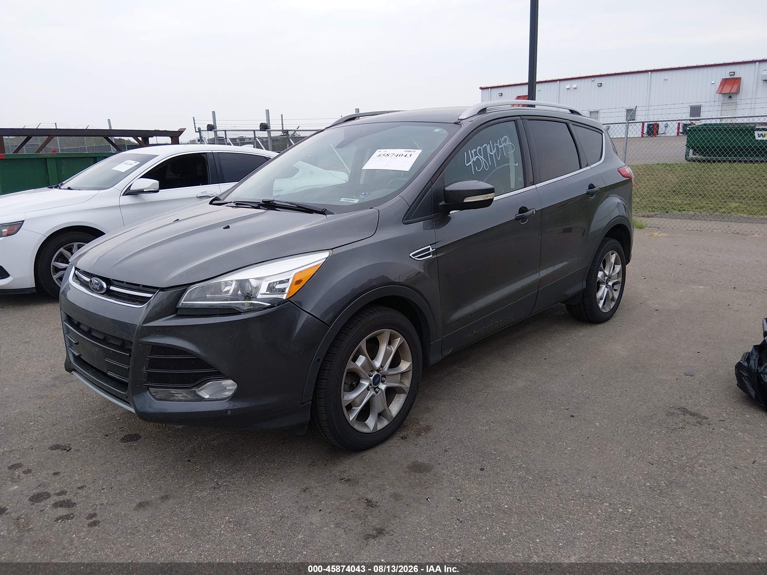 2015 Ford Escape Titanium Gray vin: 1FMCU9JX0FUB62421