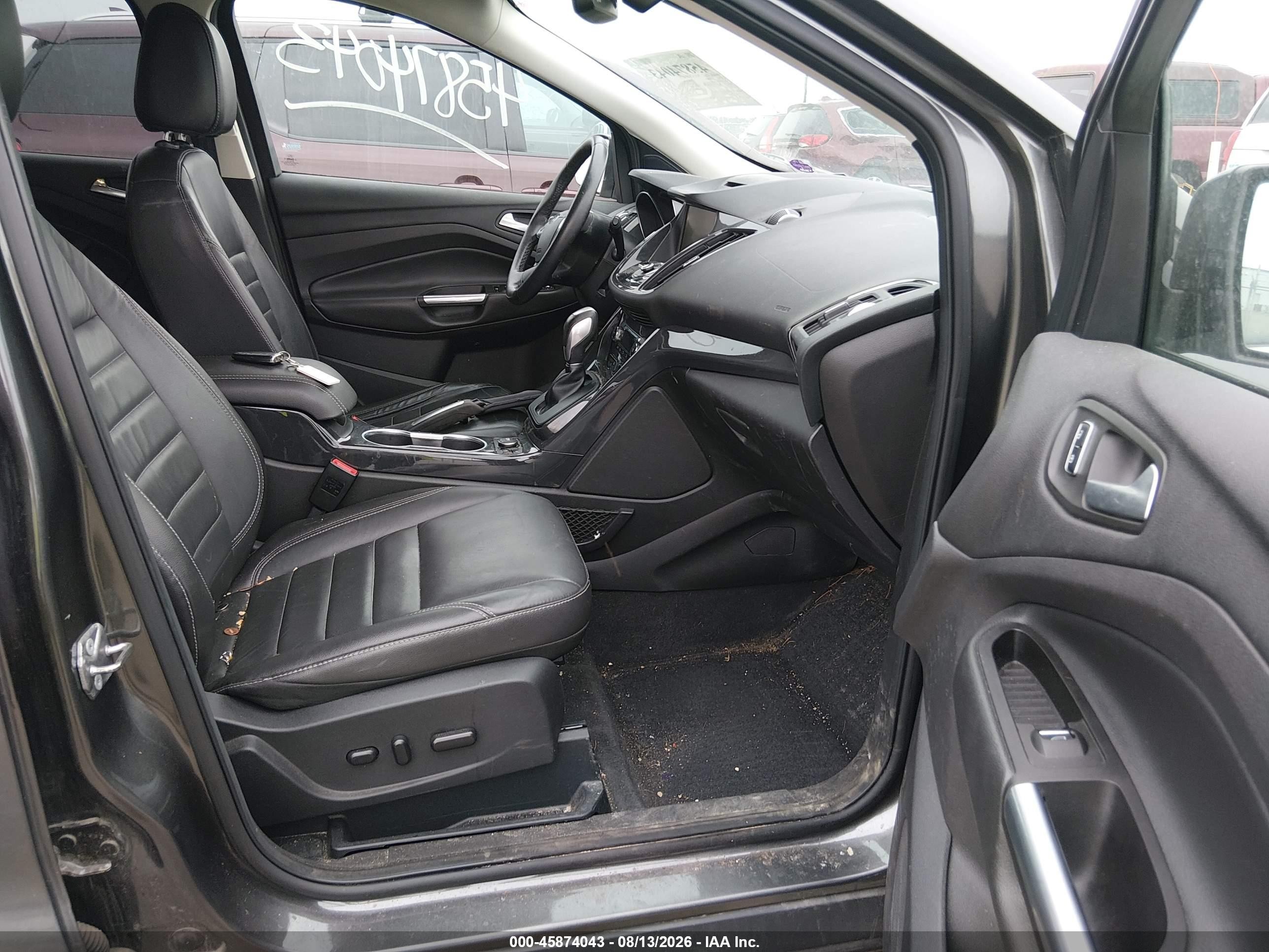 2015 Ford Escape Titanium Gray vin: 1FMCU9JX0FUB62421