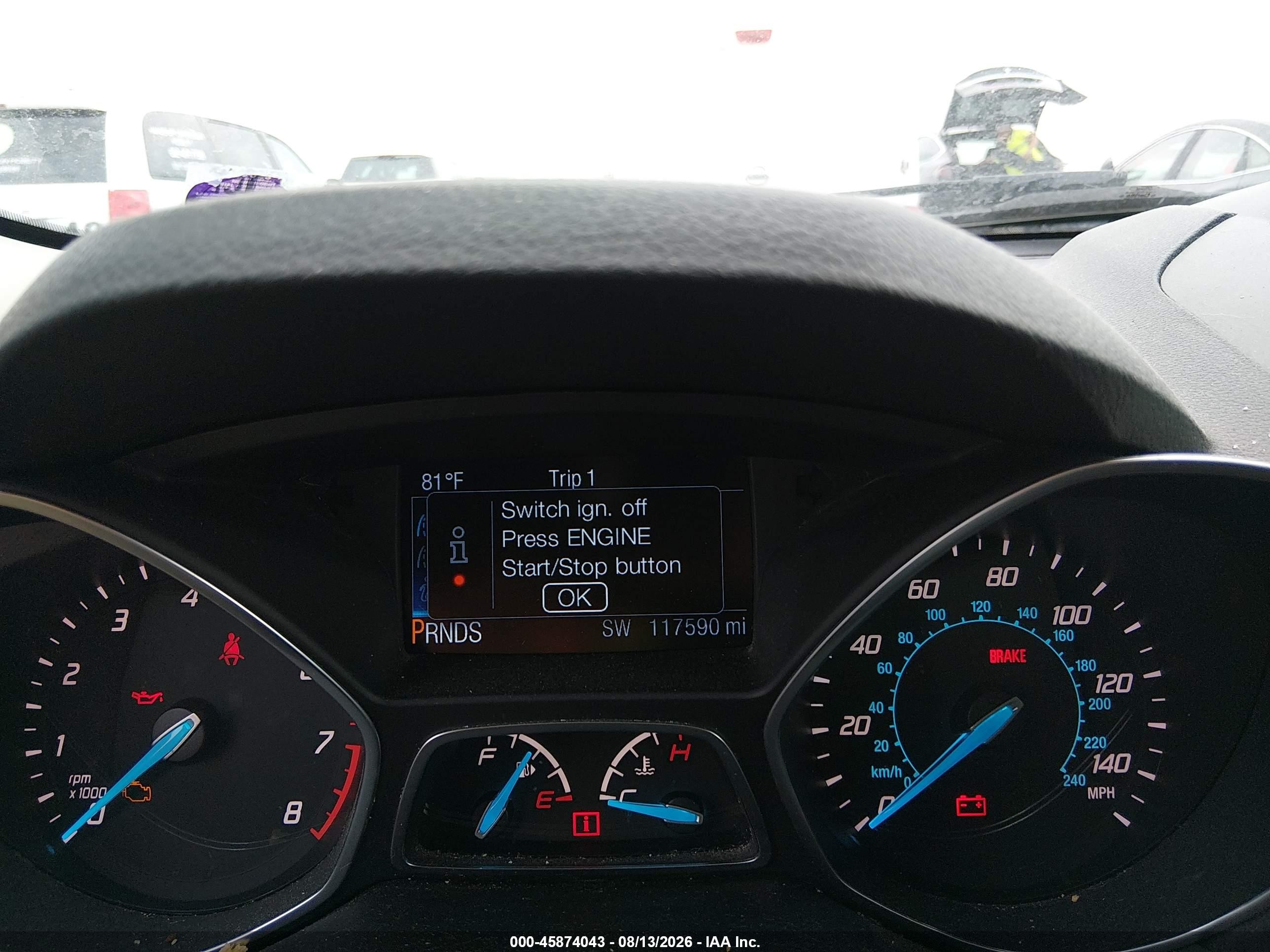 2015 Ford Escape Titanium Gray vin: 1FMCU9JX0FUB62421
